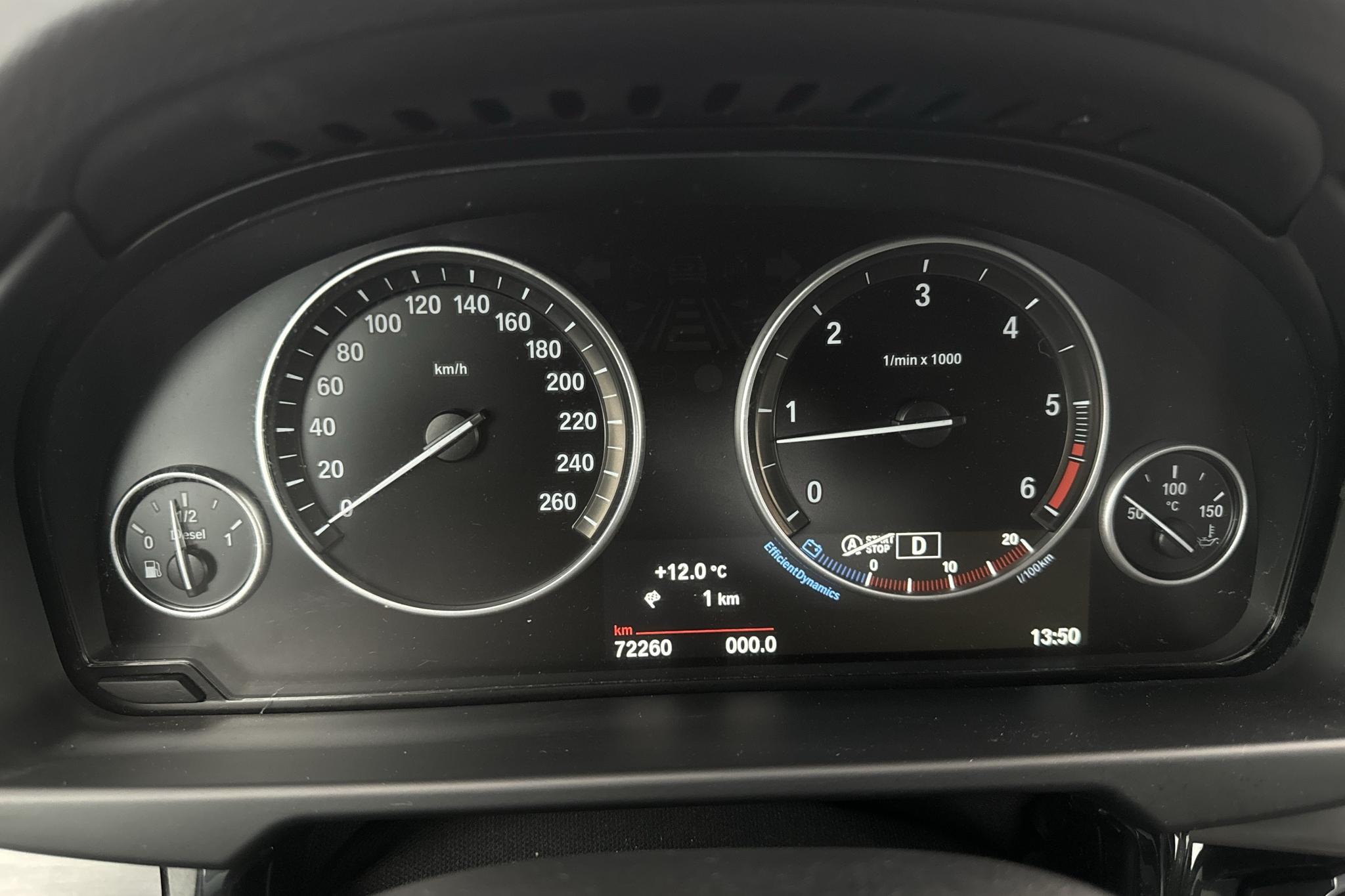 BMW X5 xDrive30d, F15 (258hk) - 72 260 km - Automatyczna - biały - 2015