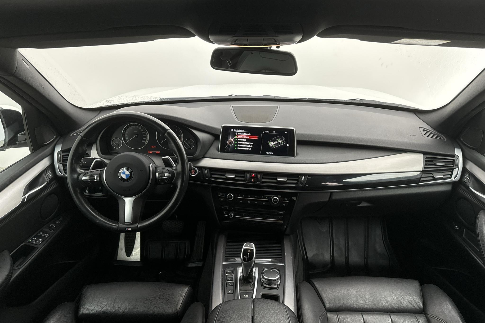 BMW X5 xDrive30d, F15 (258hk) - 72 260 km - Automatyczna - biały - 2015