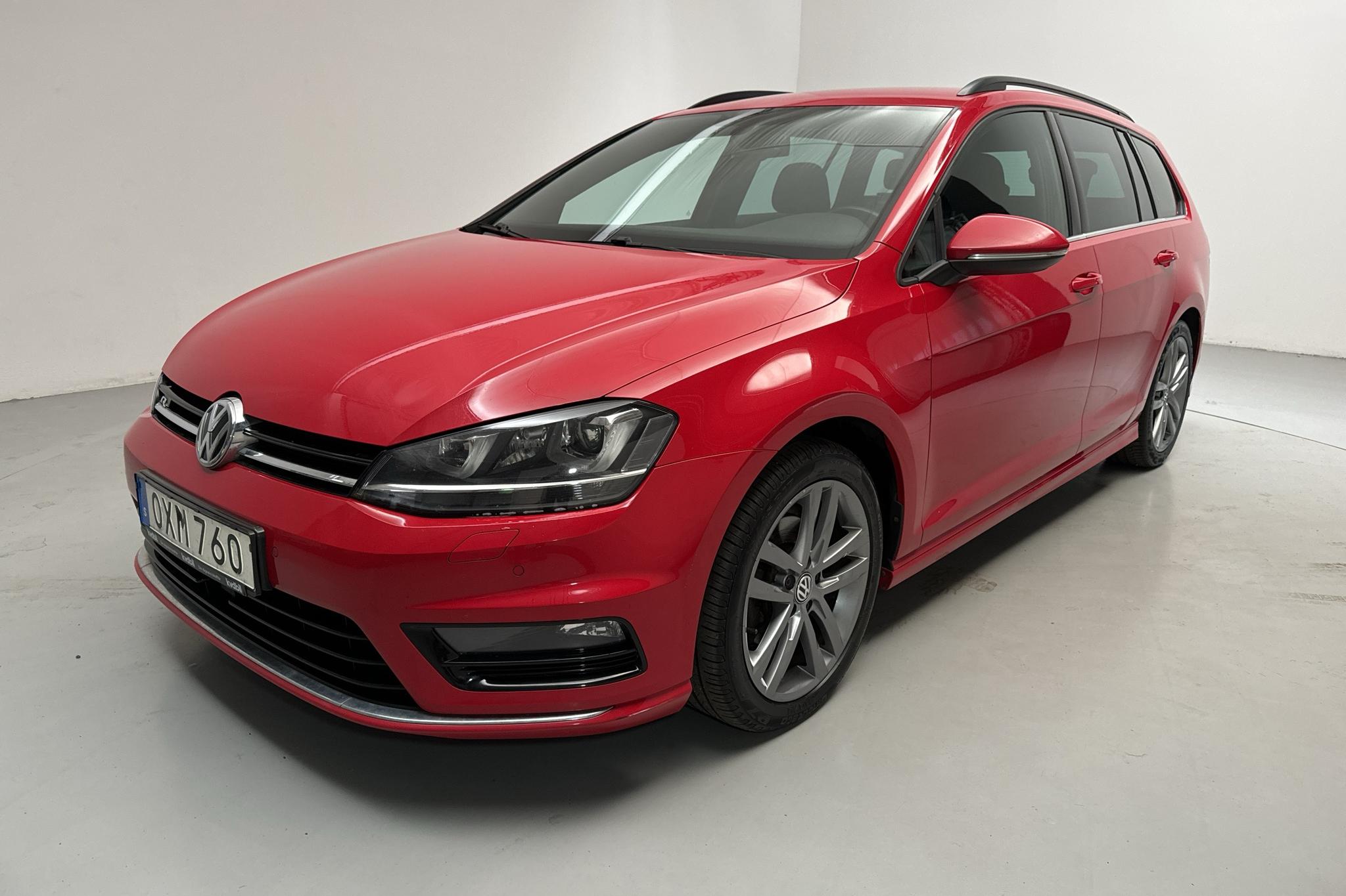 VW Golf VII 1.4 TSI Sportscombi (150hk) - 134 890 km - Automatyczna - czerwony - 2016