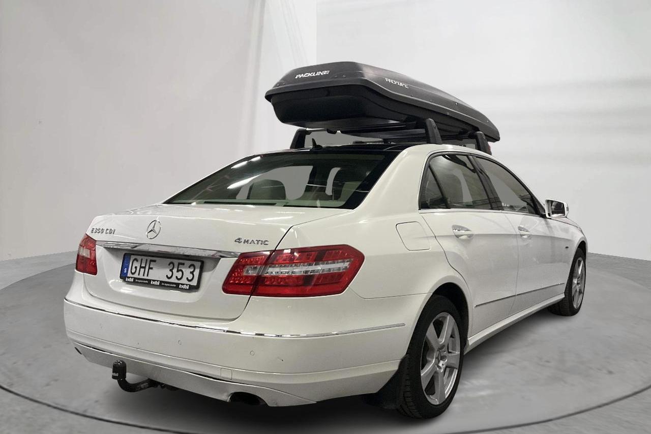 Mercedes E 350 CDI BlueEfficiency 4Matic W212 (231hk) - 193 380 km - Automatyczna - biały - 2010