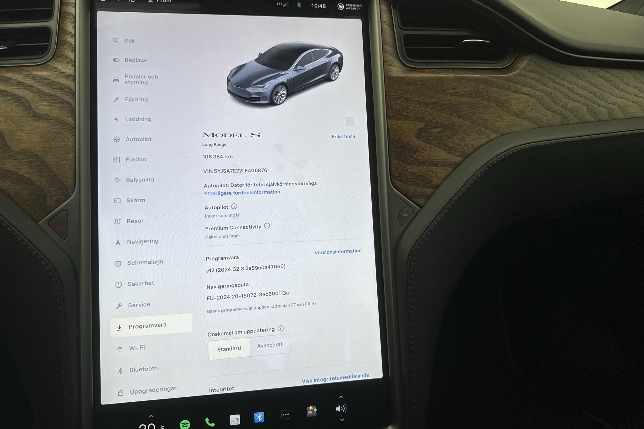 Tesla Model S Dual Motor Long Range AWD - 10 638 mil - Automat - grå - 2020