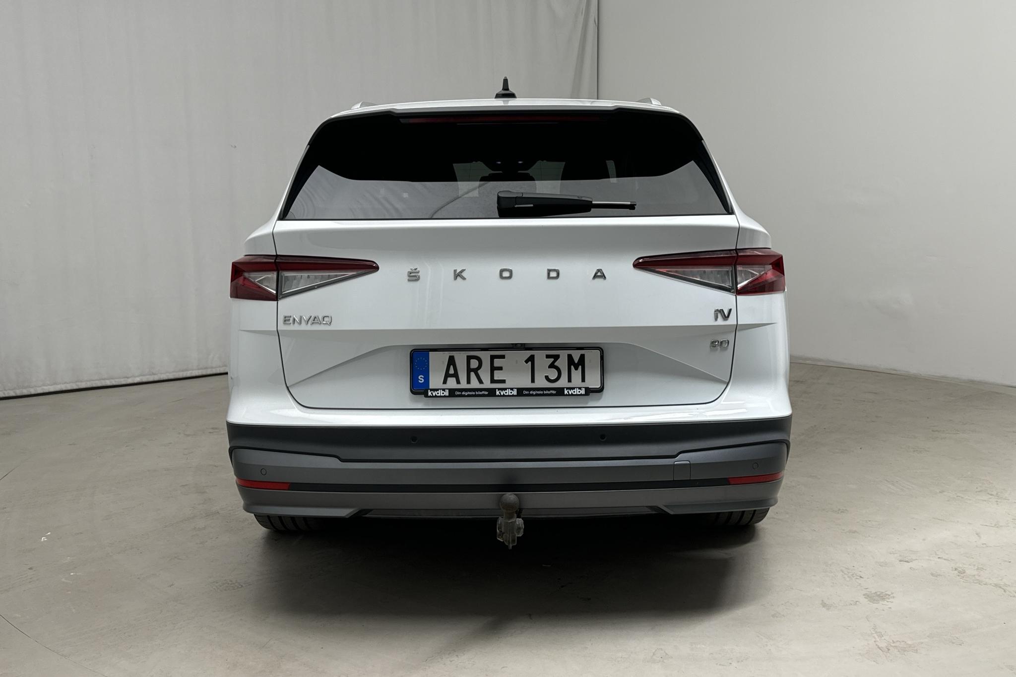 Skoda Enyaq 80 iV (204hk) - 125 930 km - Automatyczna - biały - 2021