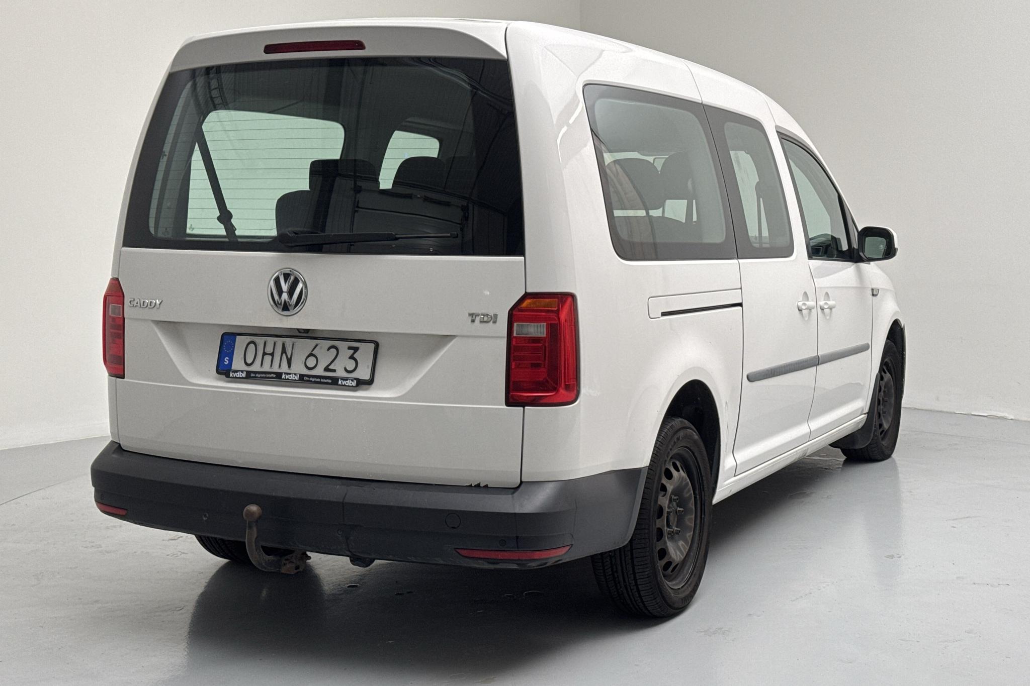 VW Caddy Life Maxi 2.0 TDI (102hk) - 119 590 km - Manuaalinen - valkoinen - 2017