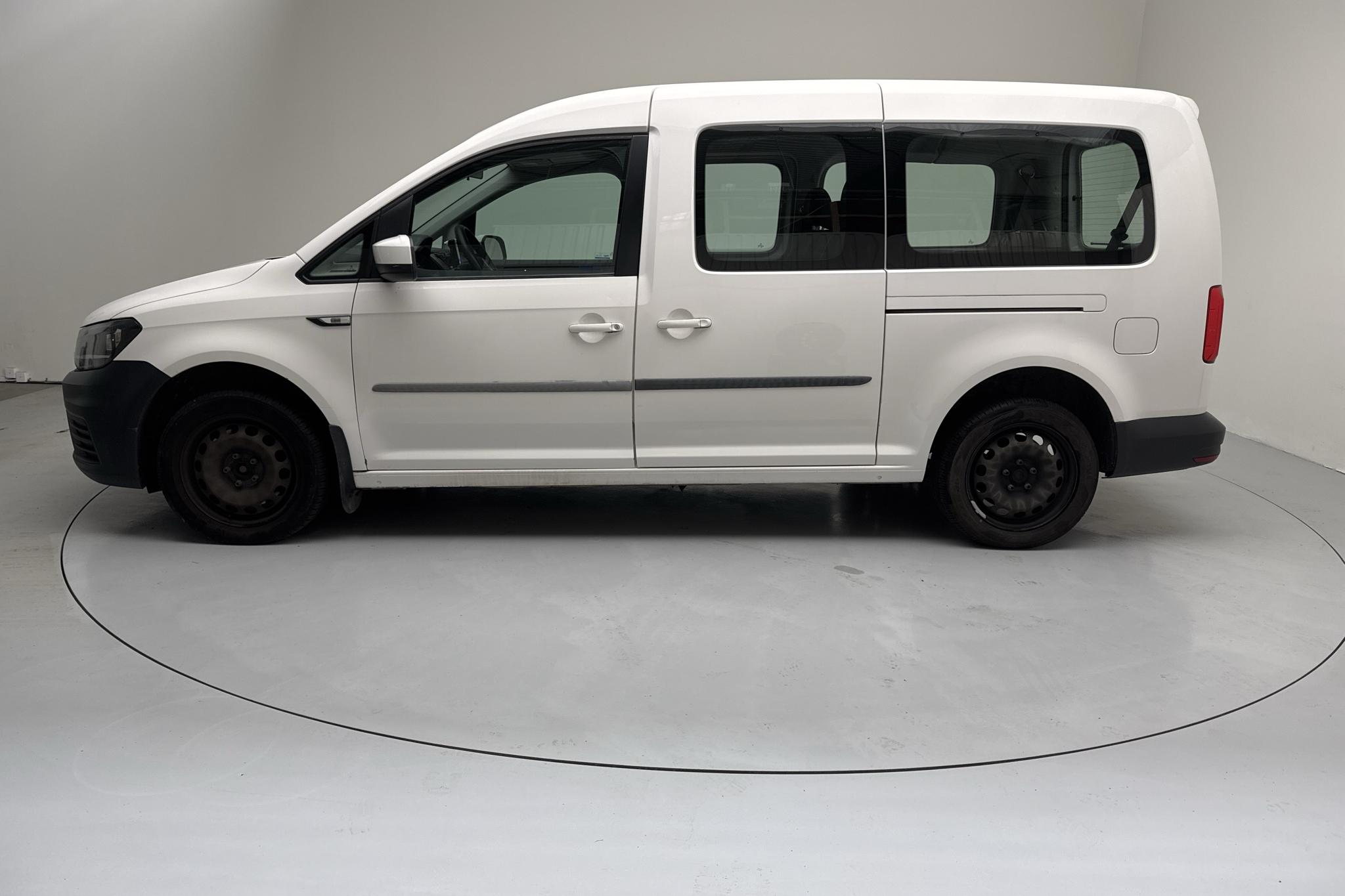 VW Caddy Life Maxi 2.0 TDI (102hk) - 119 590 km - Manuaalinen - valkoinen - 2017