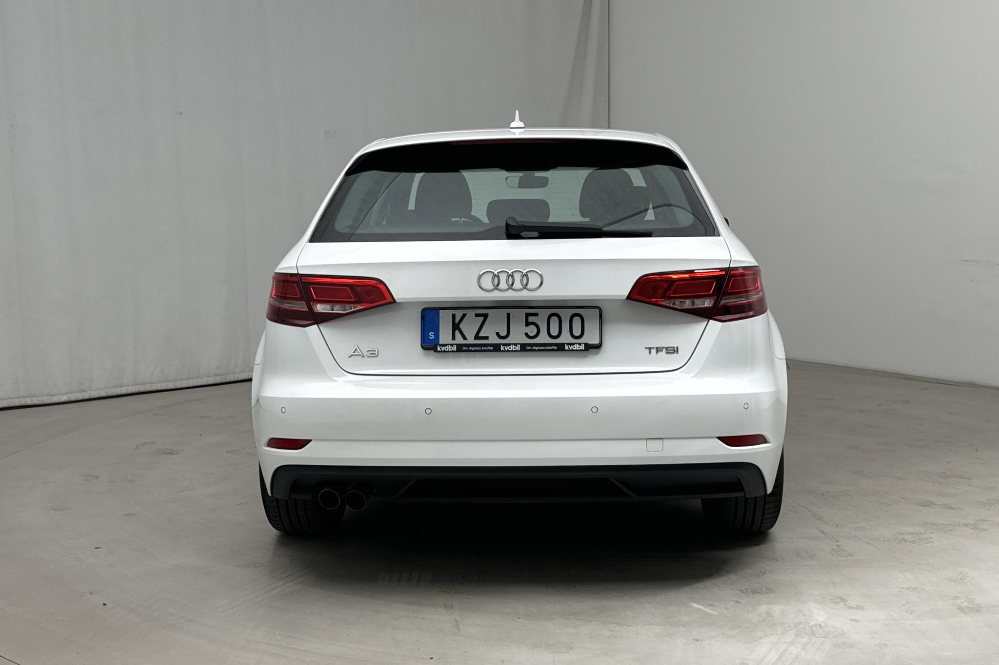 Audi A3 1.5 TFSI Sportback (150hk) - 71 910 km - Automaattinen - valkoinen - 2018