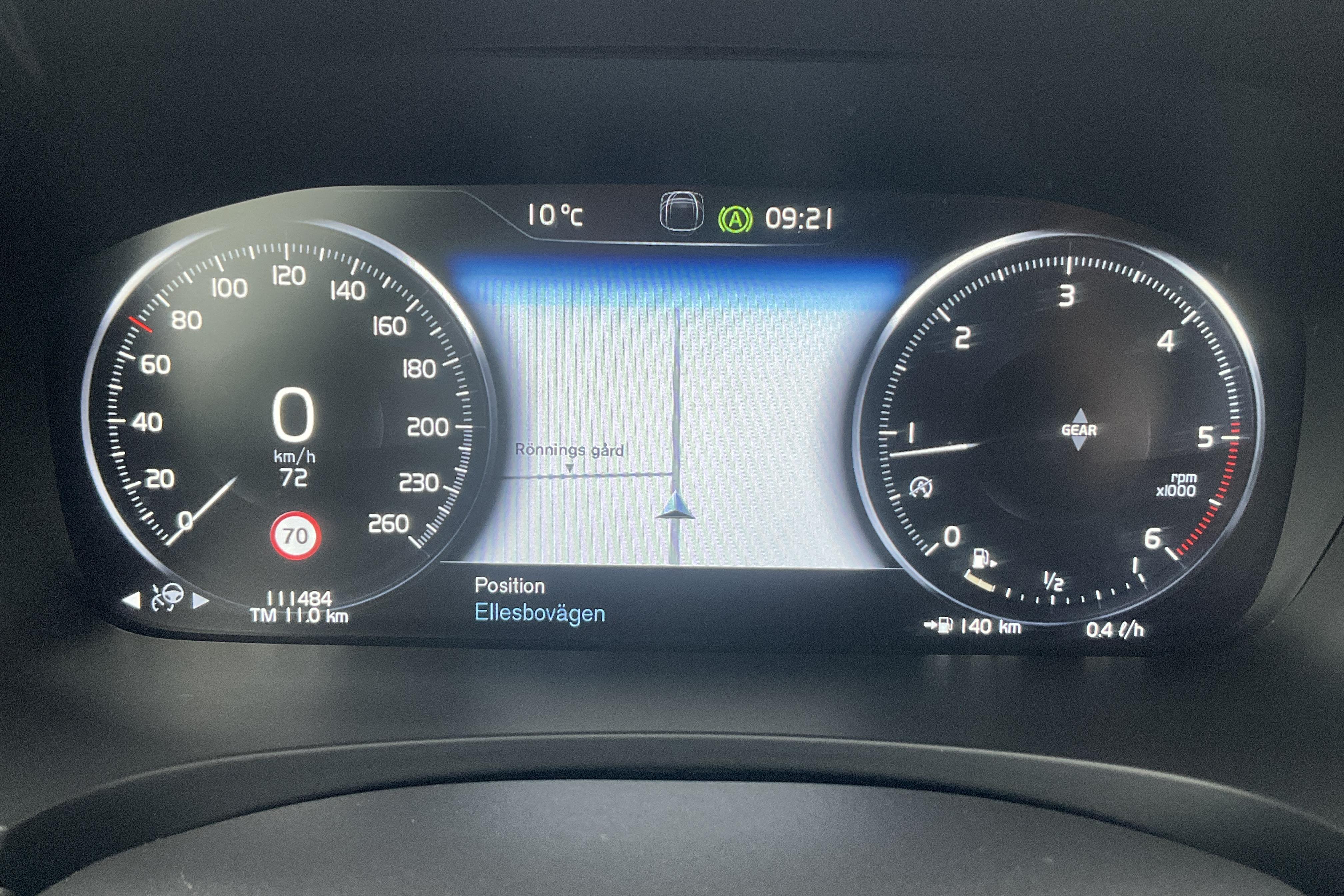 Volvo V90 D3 (150hk) - 111 480 km - Manualna - szary - 2017