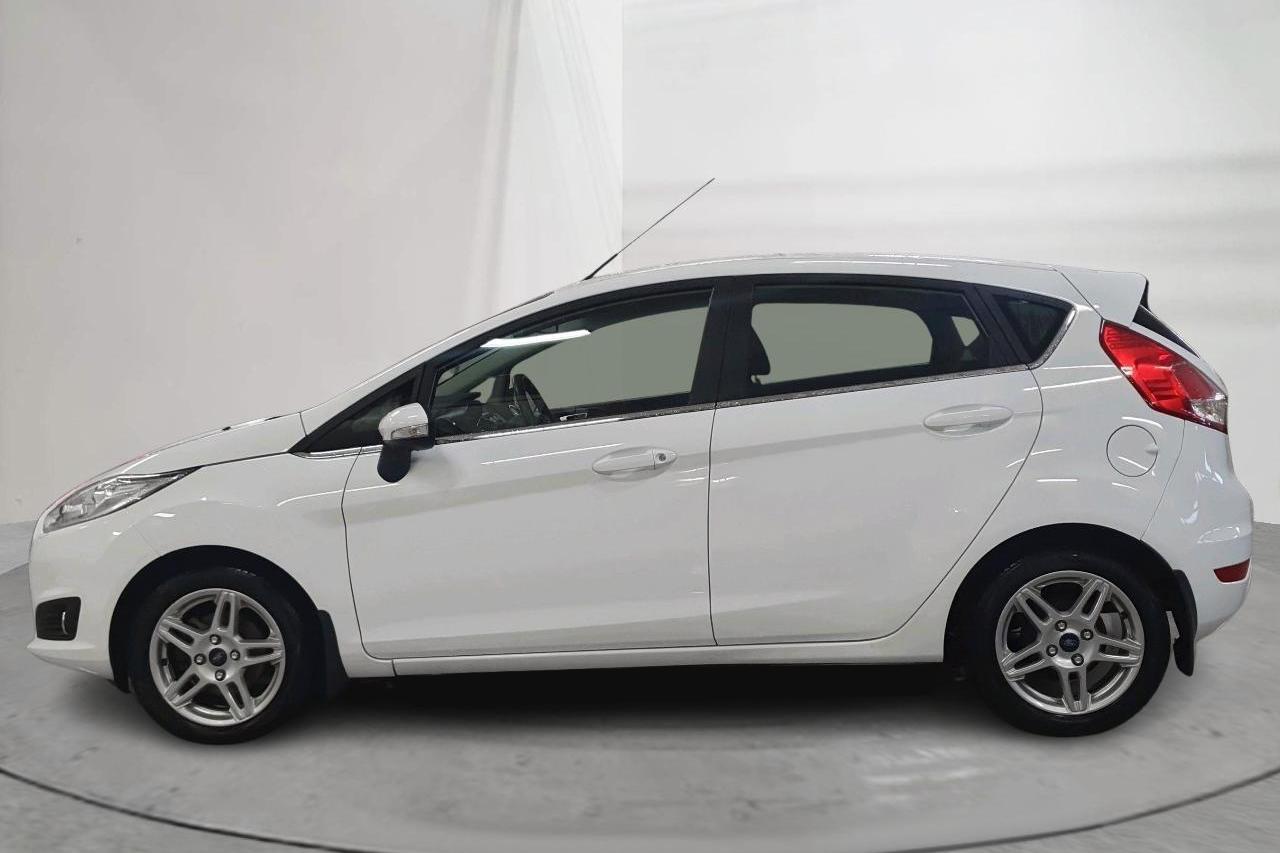 Ford Fiesta 1.0T EcoBoost 5dr (100hk) - 55 450 km - Automatyczna - biały - 2014