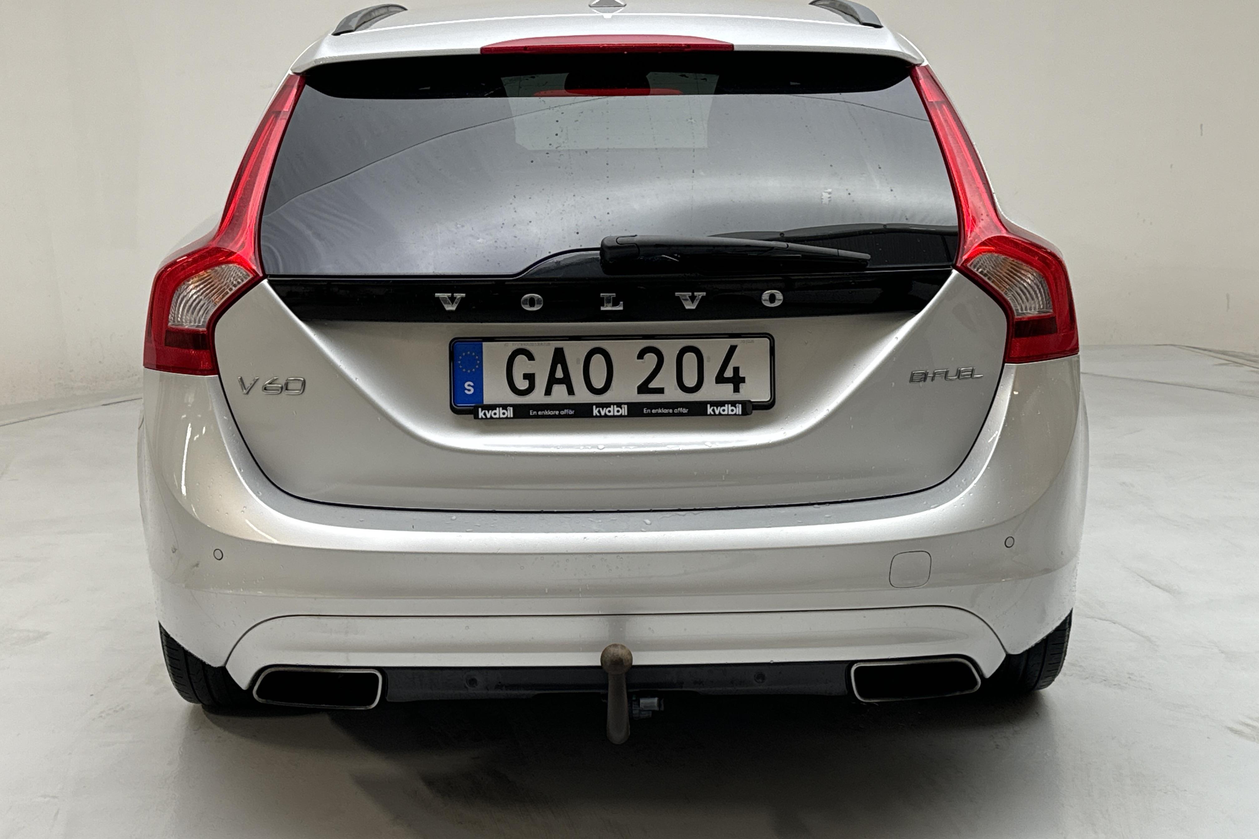 Volvo V60 T5 Bi-fuel (245hk) - 159 610 km - Automatic - silver - 2016