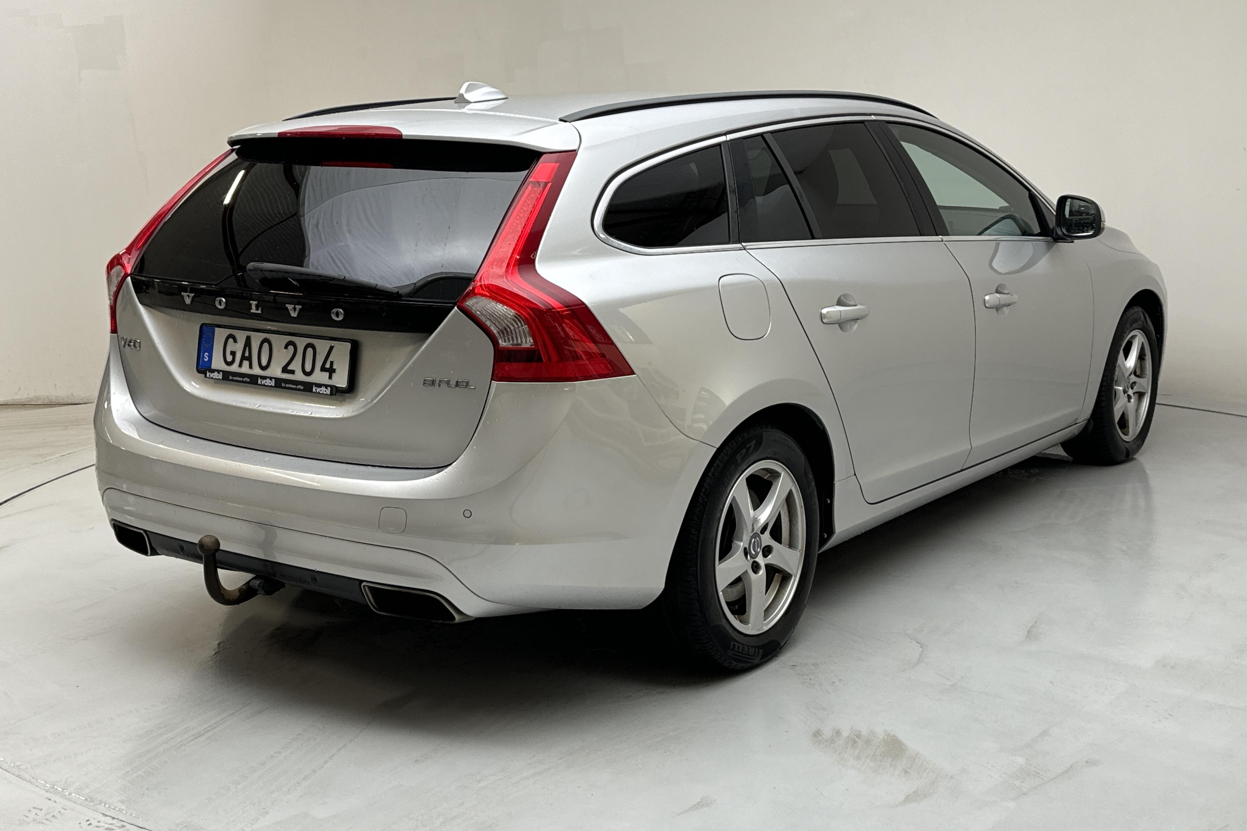 Volvo V60 T5 Bi-fuel (245hk) - 159 610 km - Automatic - silver - 2016