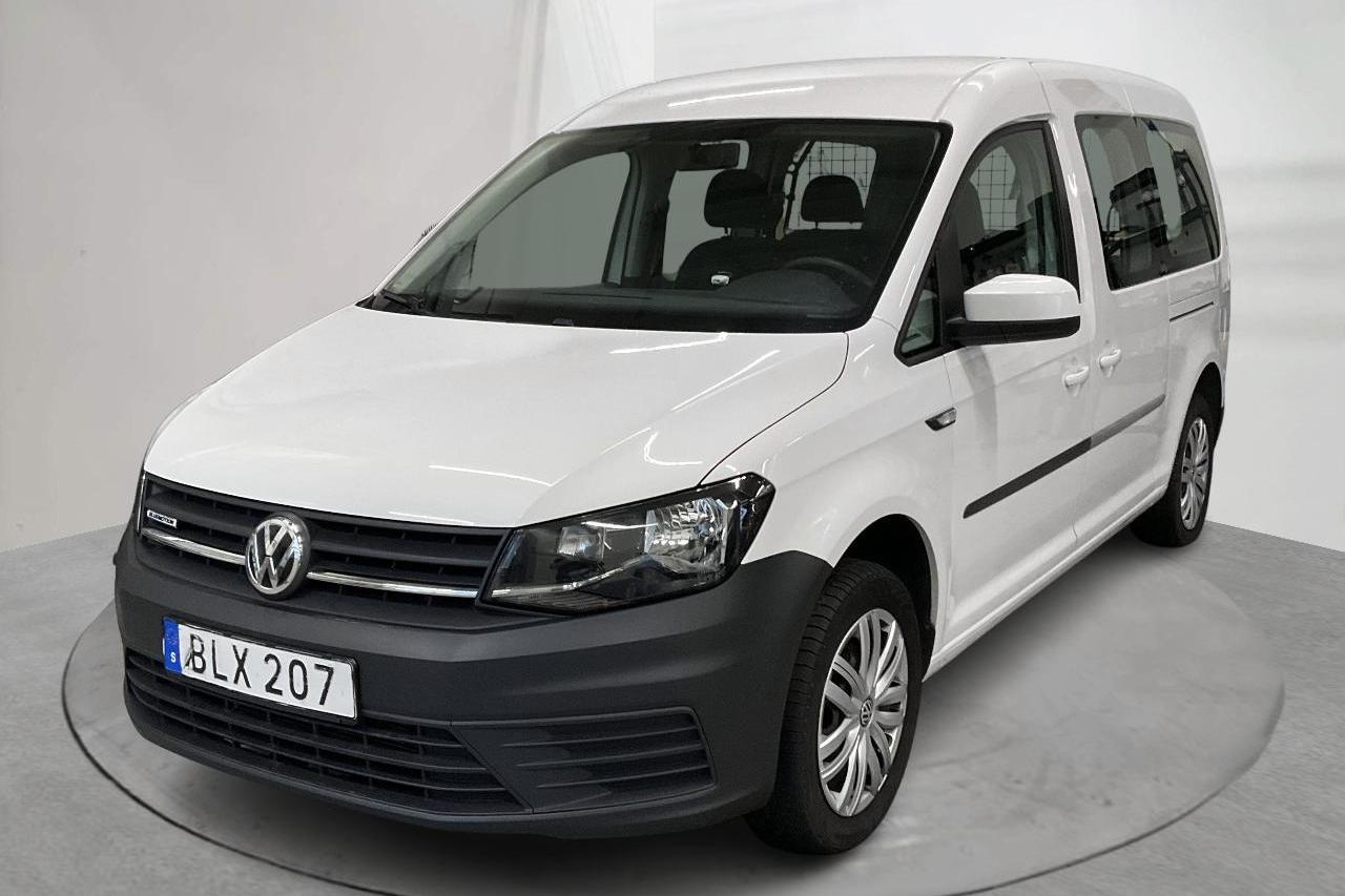 VW Caddy Life Maxi 1.4 TGI (110hk) - 120 250 km - Automatyczna - biały - 2017