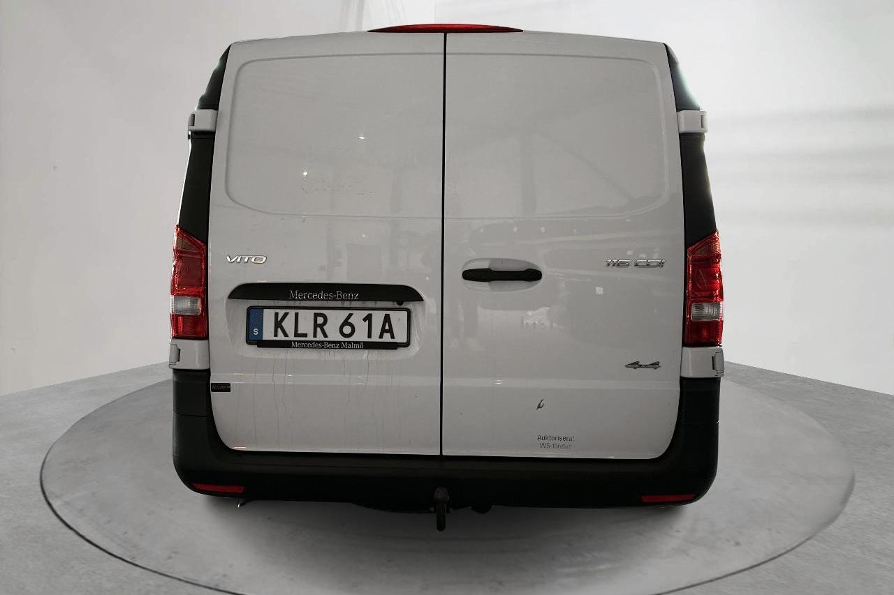 Mercedes Vito 116 CDI 4MATIC W640 (163hk) - 37 950 km - Automaattinen - valkoinen - 2021