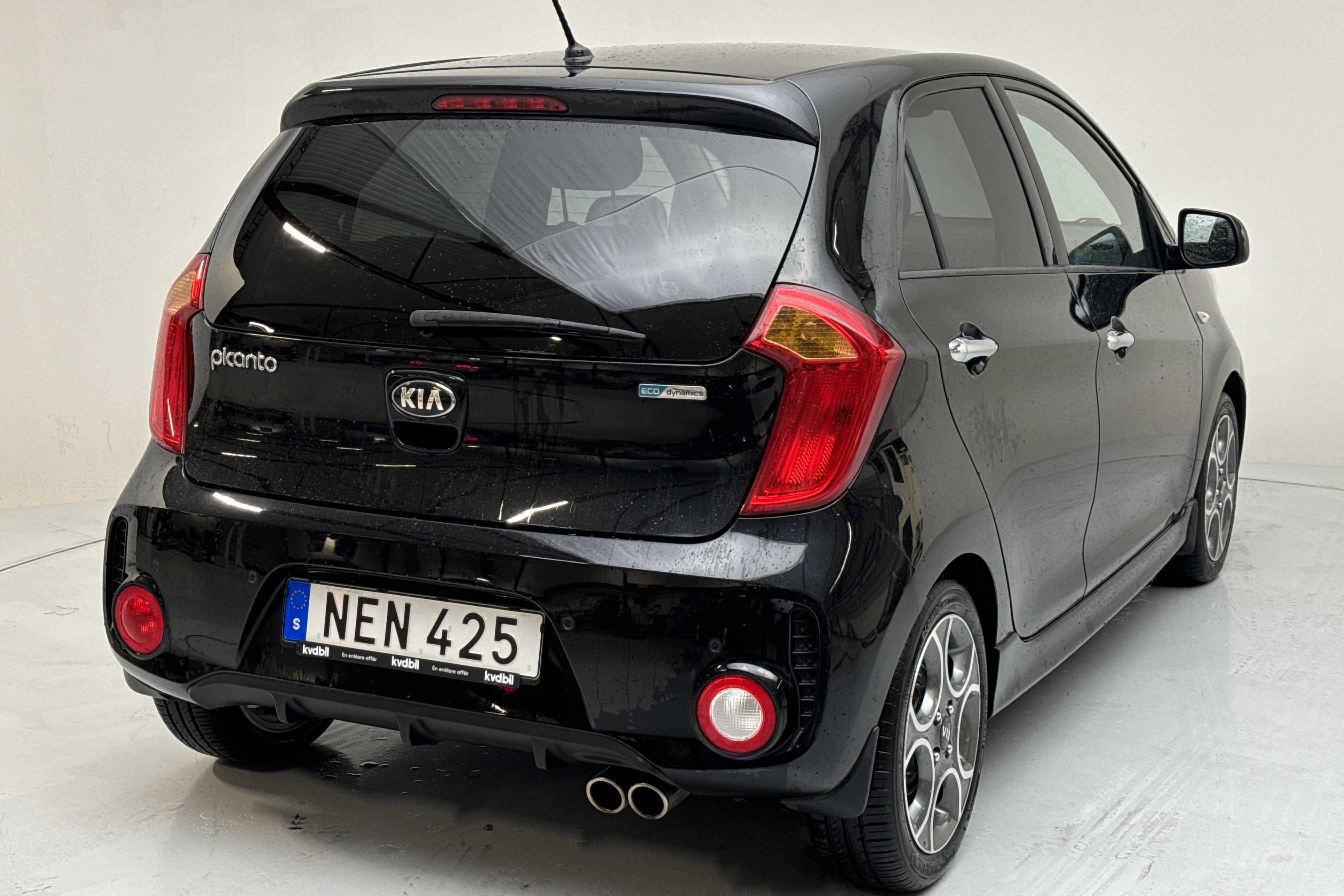 KIA Picanto 1.0 5dr (69hk) - 8 568 mil - Manuell - svart - 2017