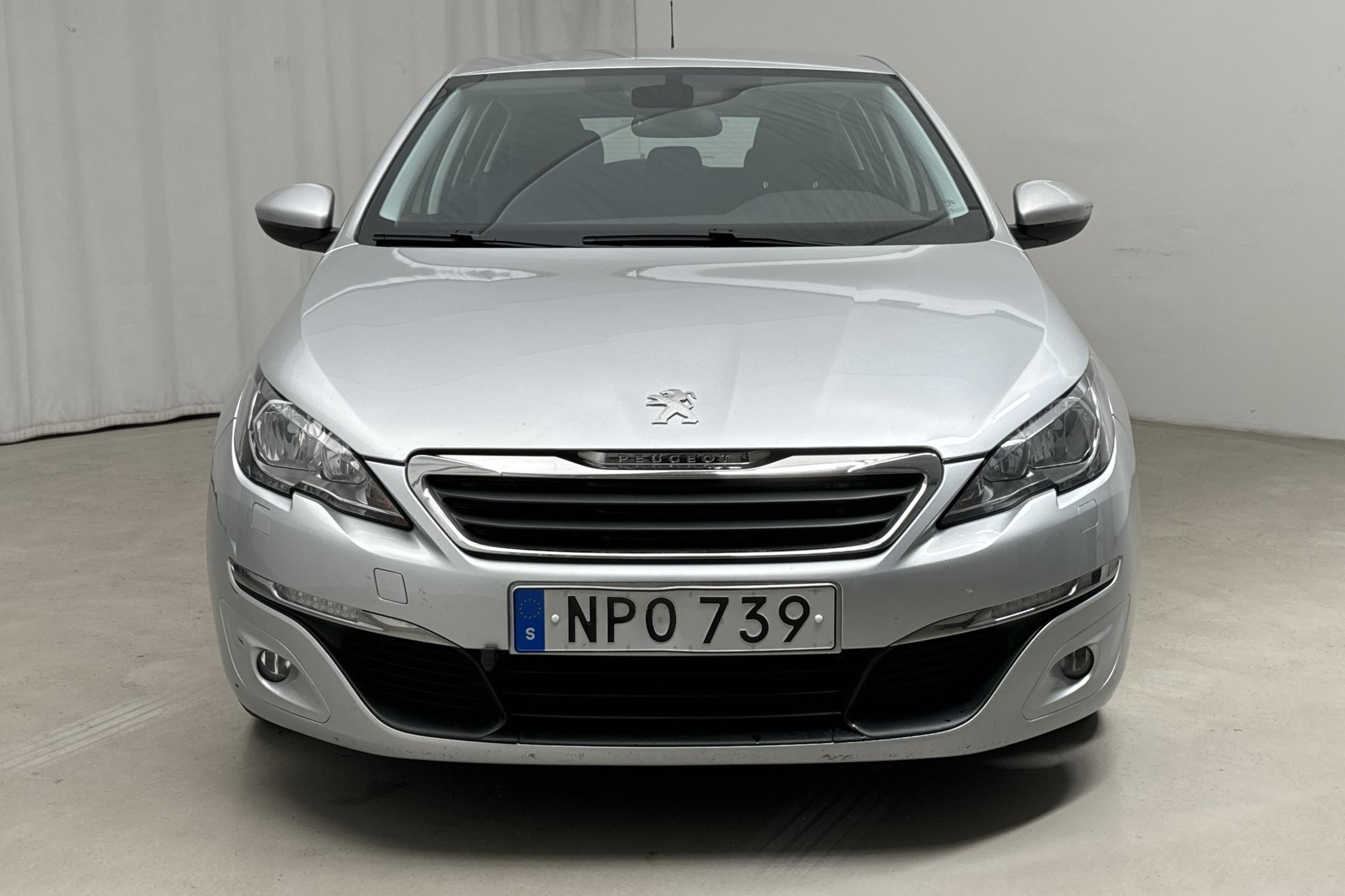 Peugeot 308 PureTech 5dr (130hk) - 7 493 mil - Automat - silver - 2014