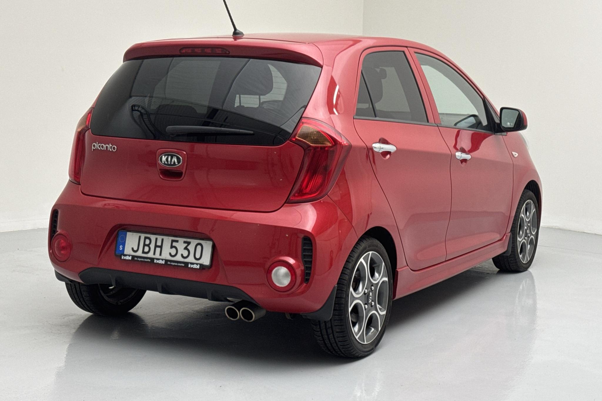 KIA Picanto 1.2 5dr (85hk) - 3 545 mil - Automat - röd - 2016