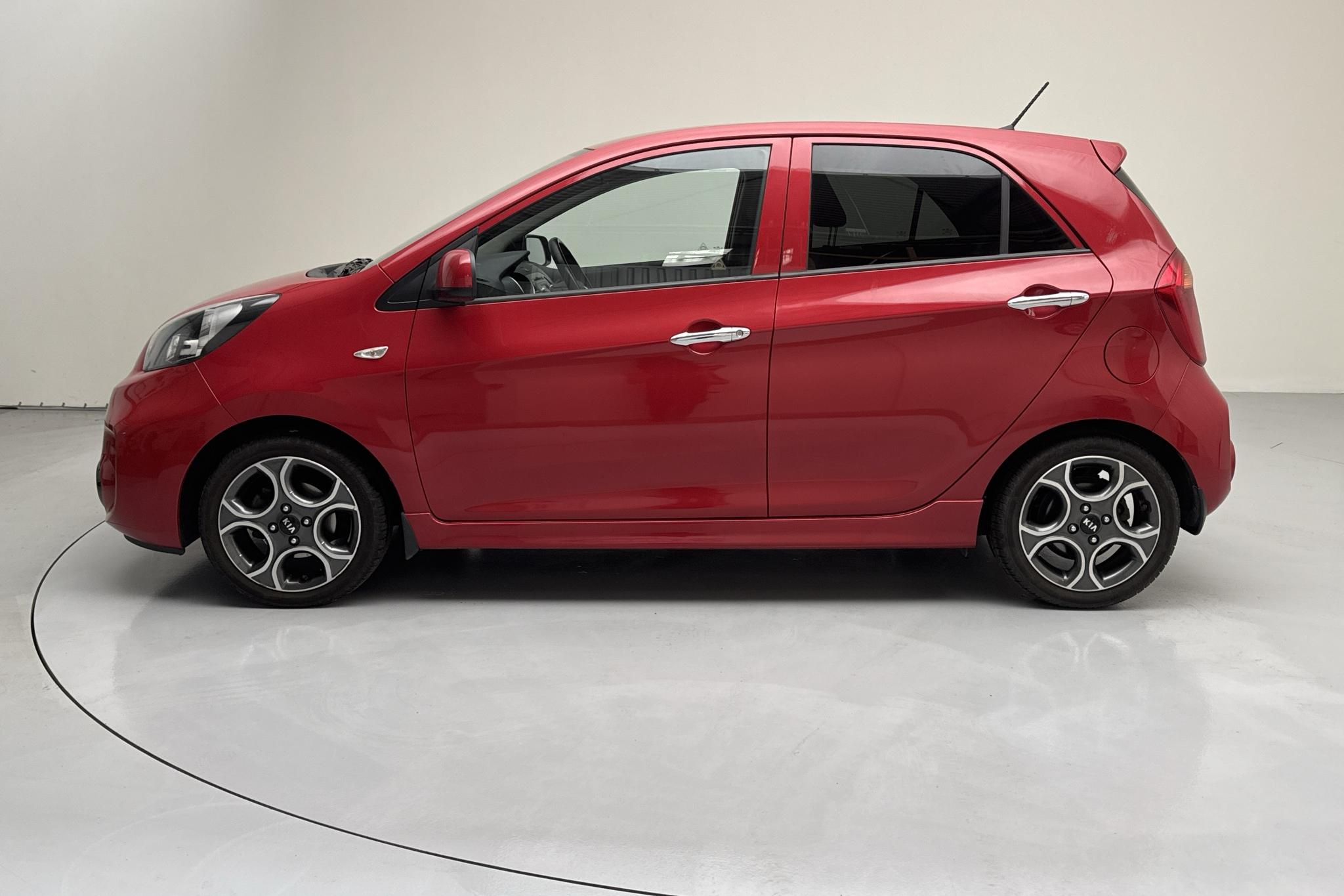 KIA Picanto 1.2 5dr (85hk) - 3 545 mil - Automat - röd - 2016