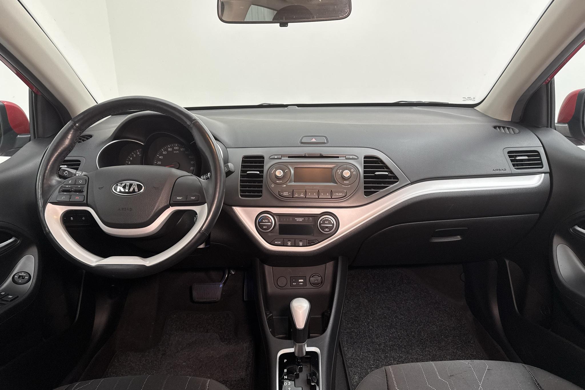 KIA Picanto 1.2 5dr (85hk) - 35 450 km - Automaatne - punane - 2016