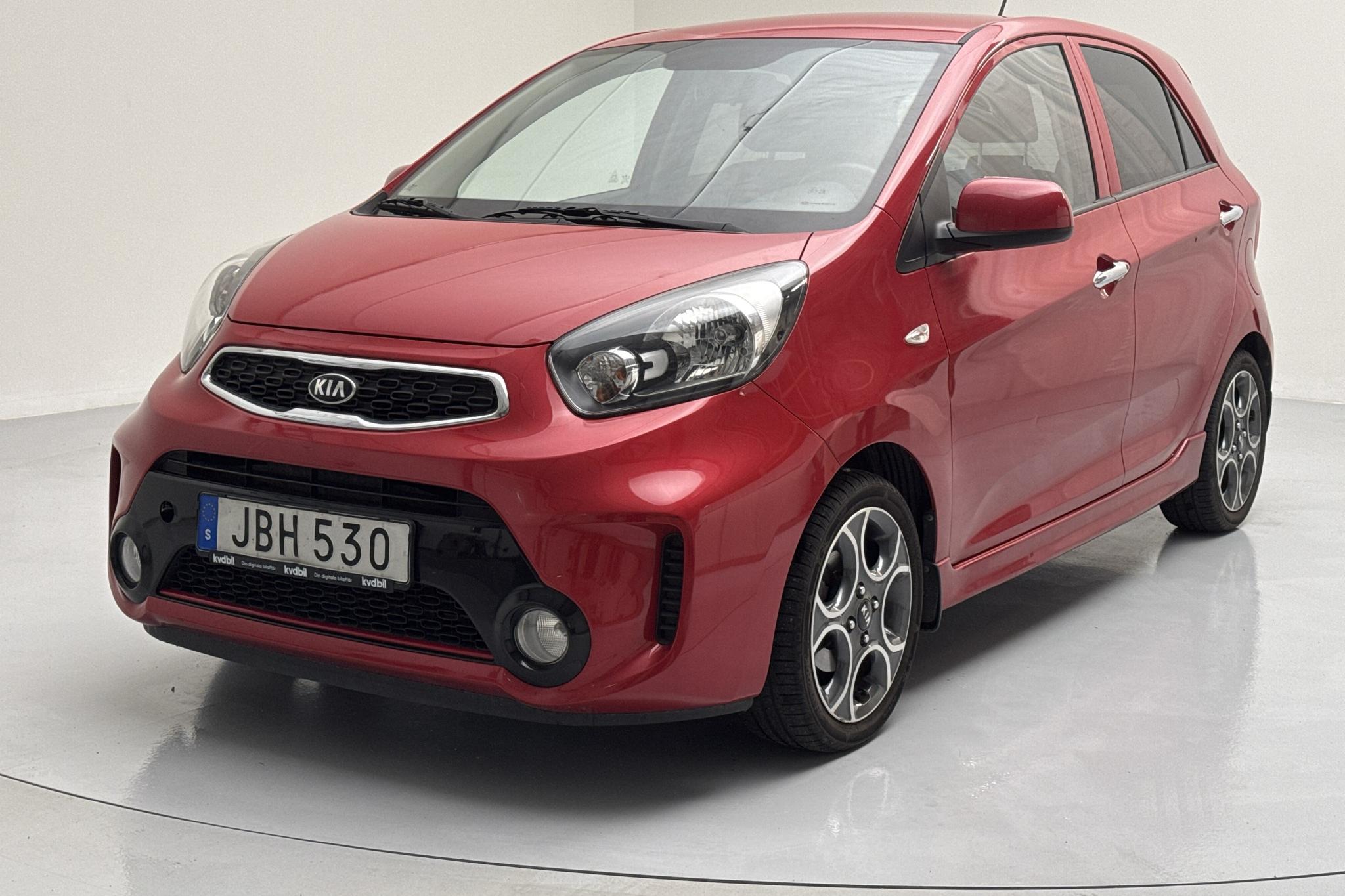 KIA Picanto 1.2 5dr (85hk) - 3 545 mil - Automat - röd - 2016