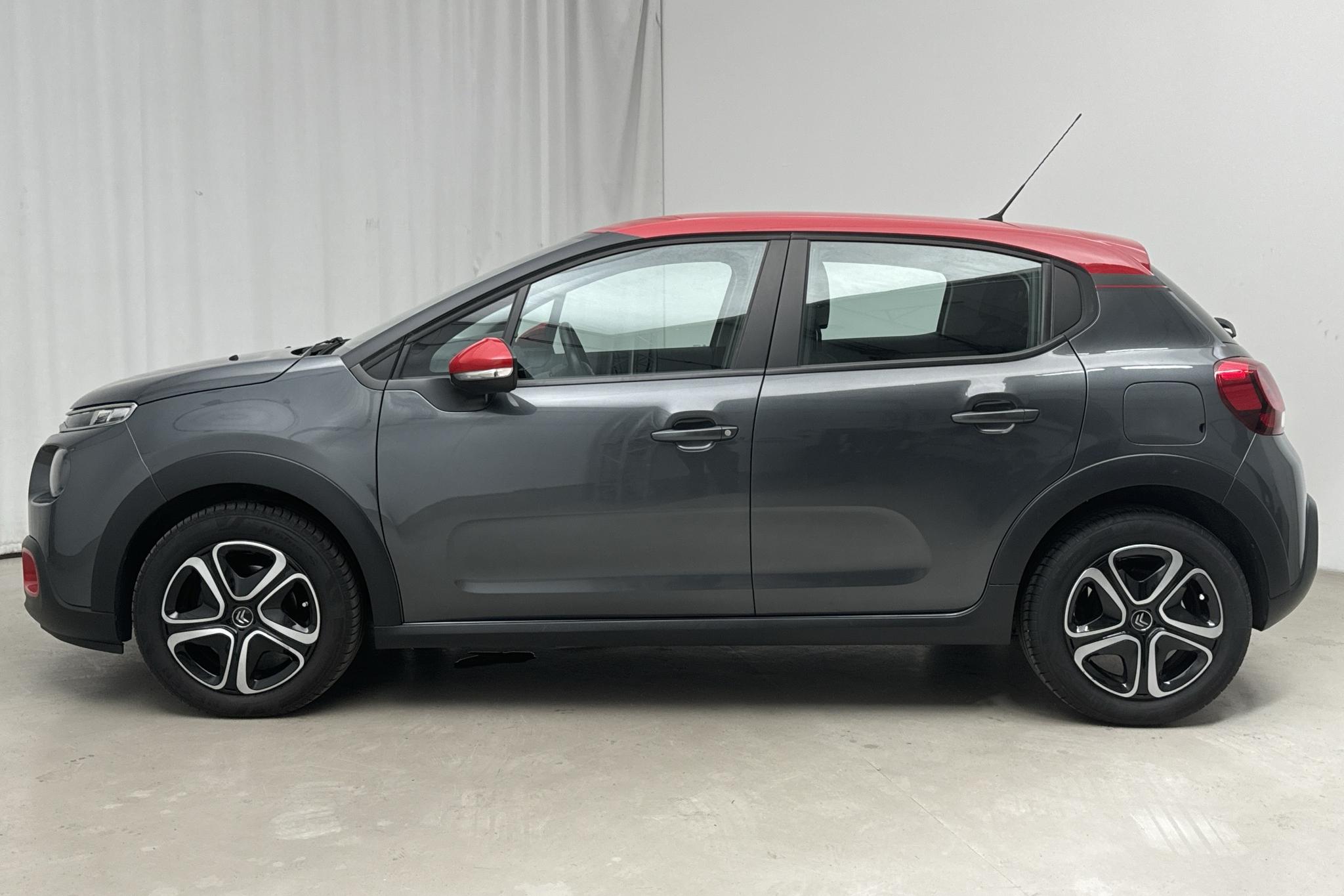 Citroen C3 PureTech (82hk) - 71 380 km - Manualna - szary - 2016