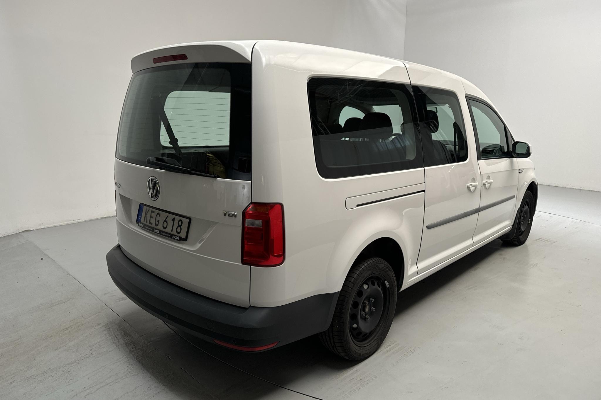 VW Caddy Life Maxi 2.0 TDI (102hk) - 74 340 km - Automatic - white - 2017