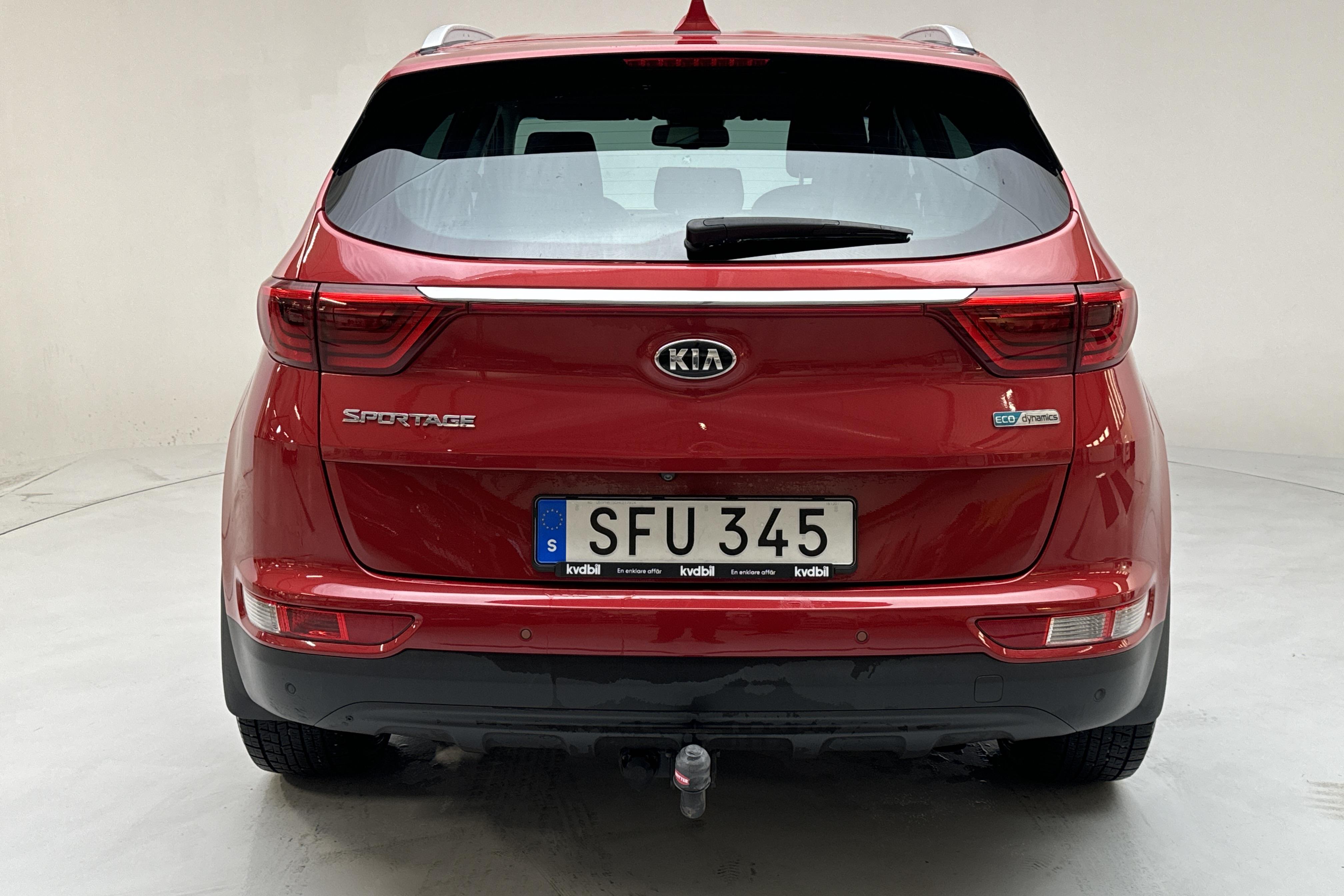 KIA Sportage 1.7 CRDi 2WD (141hk) - 102 320 km - Automatyczna - czerwony - 2017