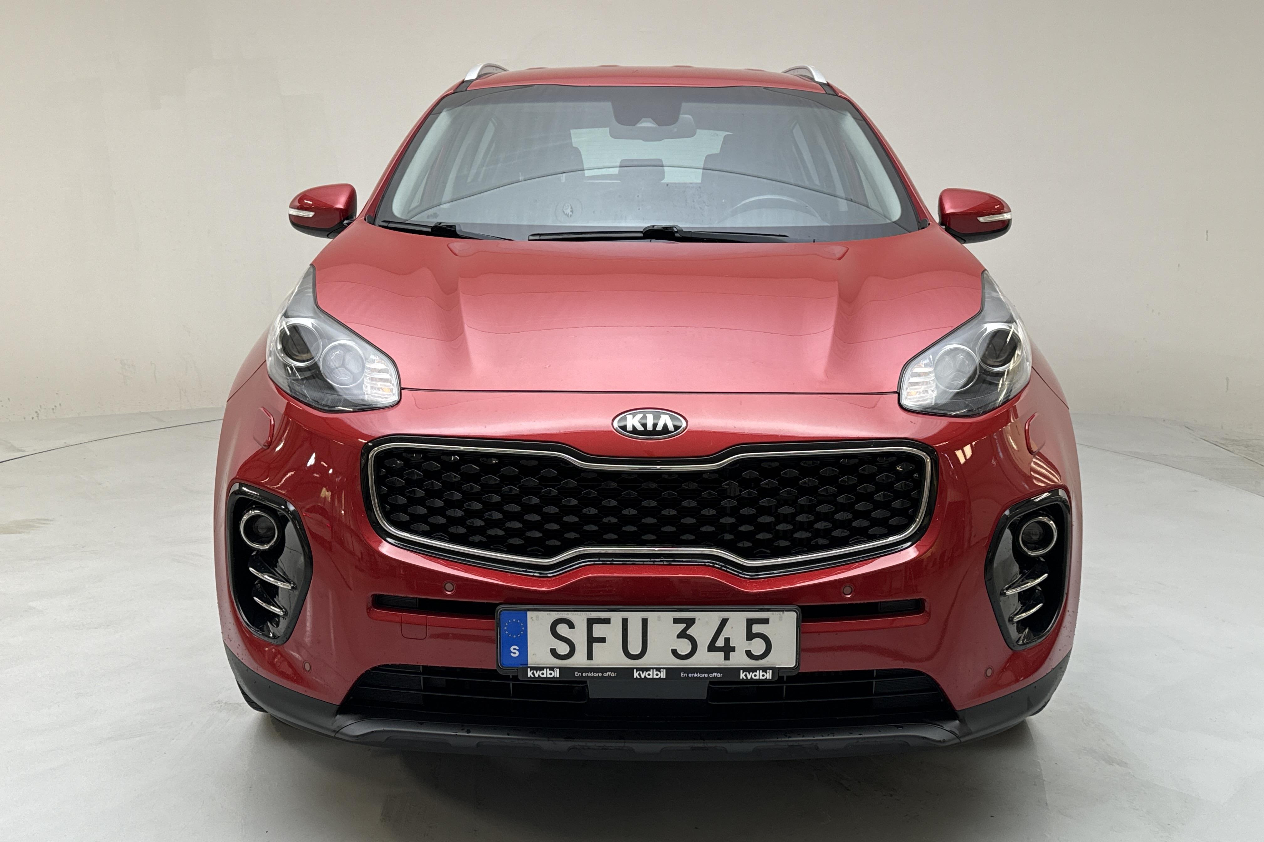 KIA Sportage 1.7 CRDi 2WD (141hk) - 102 320 km - Automatyczna - czerwony - 2017