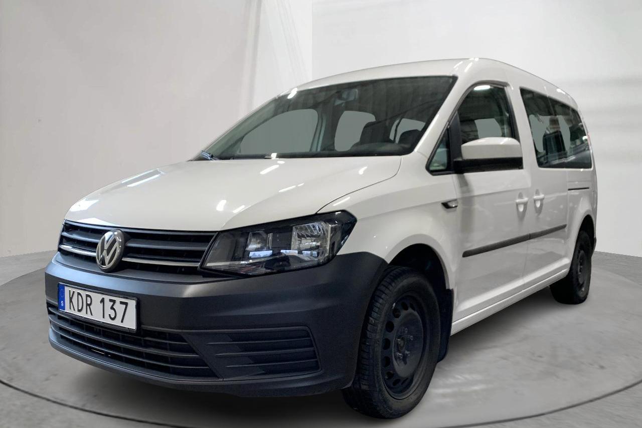 VW Caddy Life Maxi 2.0 TDI (102hk) - 67 930 km - Automaattinen - valkoinen - 2018