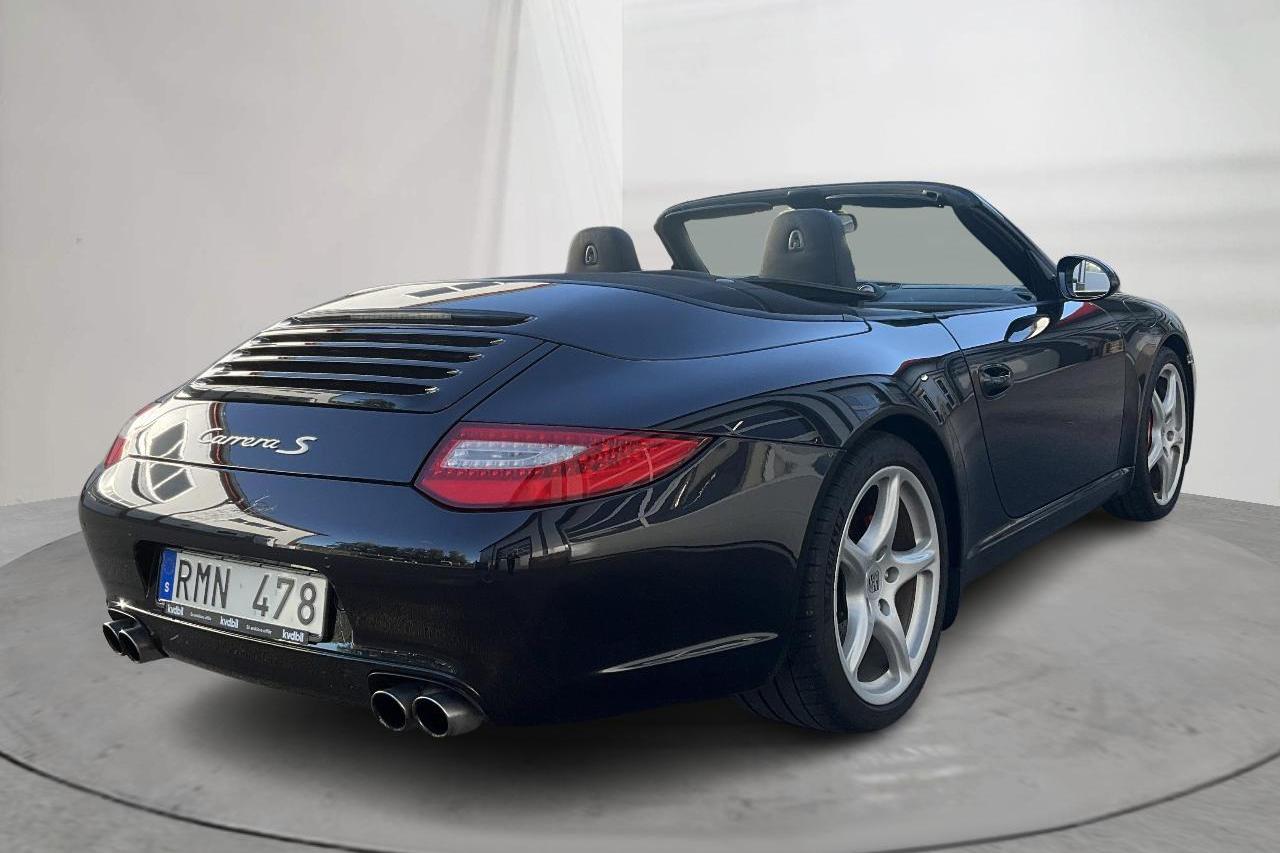 Porsche 911/997 Carrera 3.8 S Cabriolet (385hk) - 53 080 km - Automatic - black - 2009