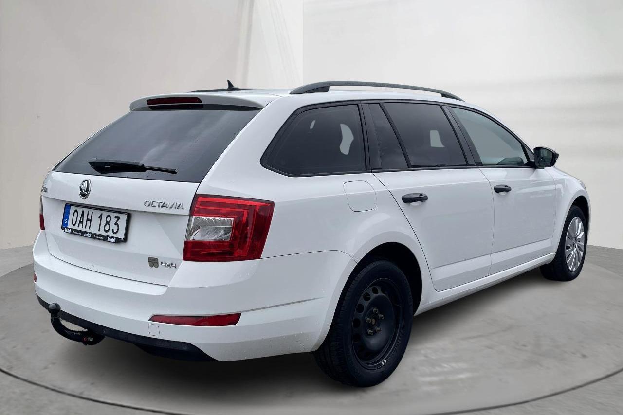 Skoda Octavia III 1.6 TDI Combi 4X4 (110hk) - 110 390 km - Manualna - biały - 2016