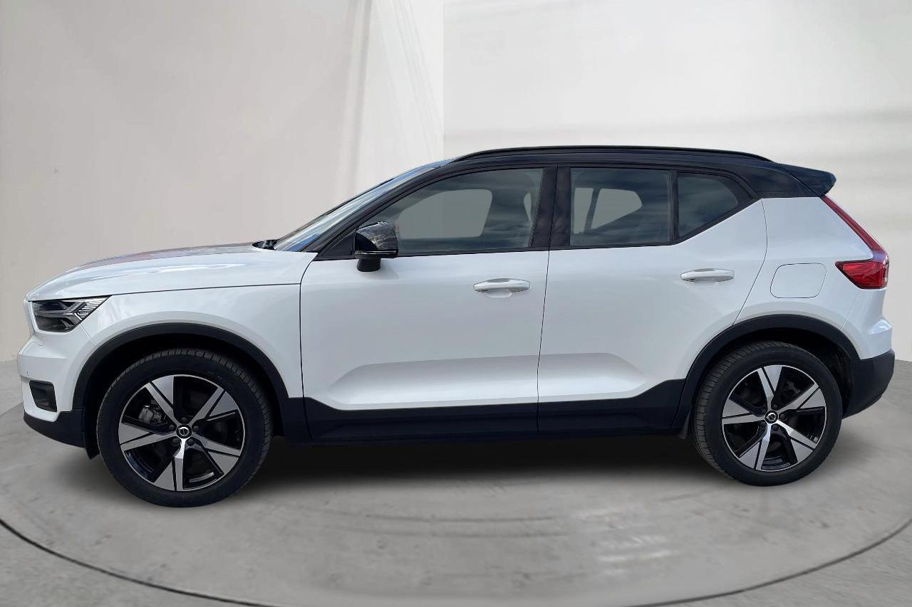 Volvo XC40 P8 Recharge Twin AWD (408hk) - 50 750 km - Automatyczna - biały - 2021