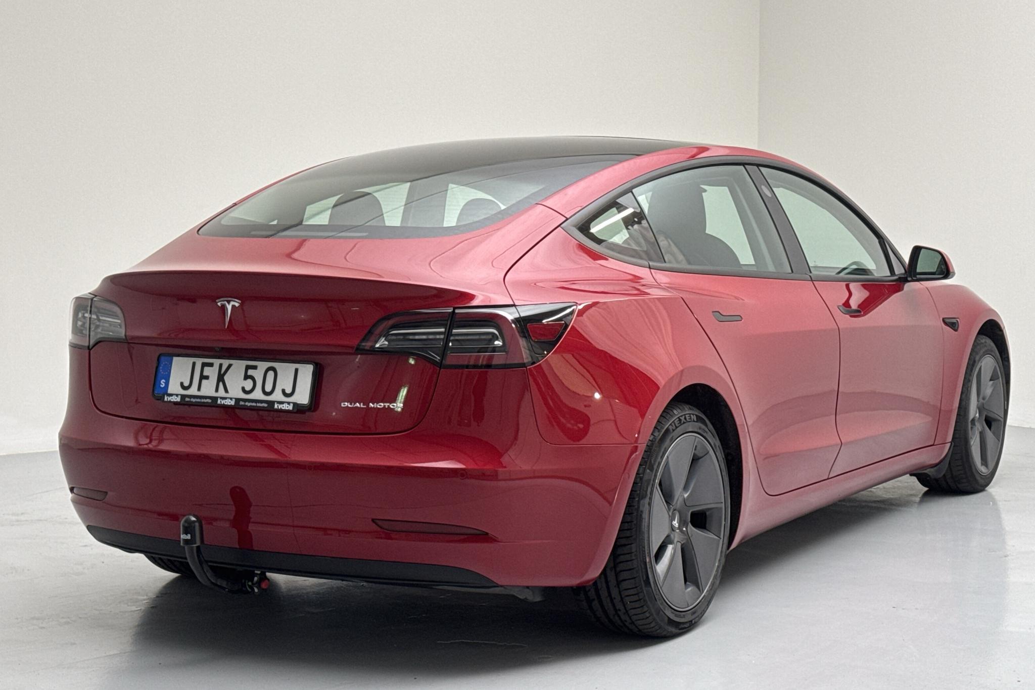 Tesla Model 3 Long Range Dual Motor AWD - 102 310 km - Automatyczna - czerwony - 2021