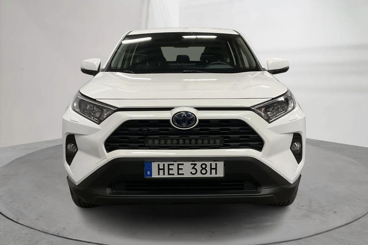 Toyota RAV4 2.5 HSD AWD (222hk) - 51 460 km - Automatyczna - biały - 2021