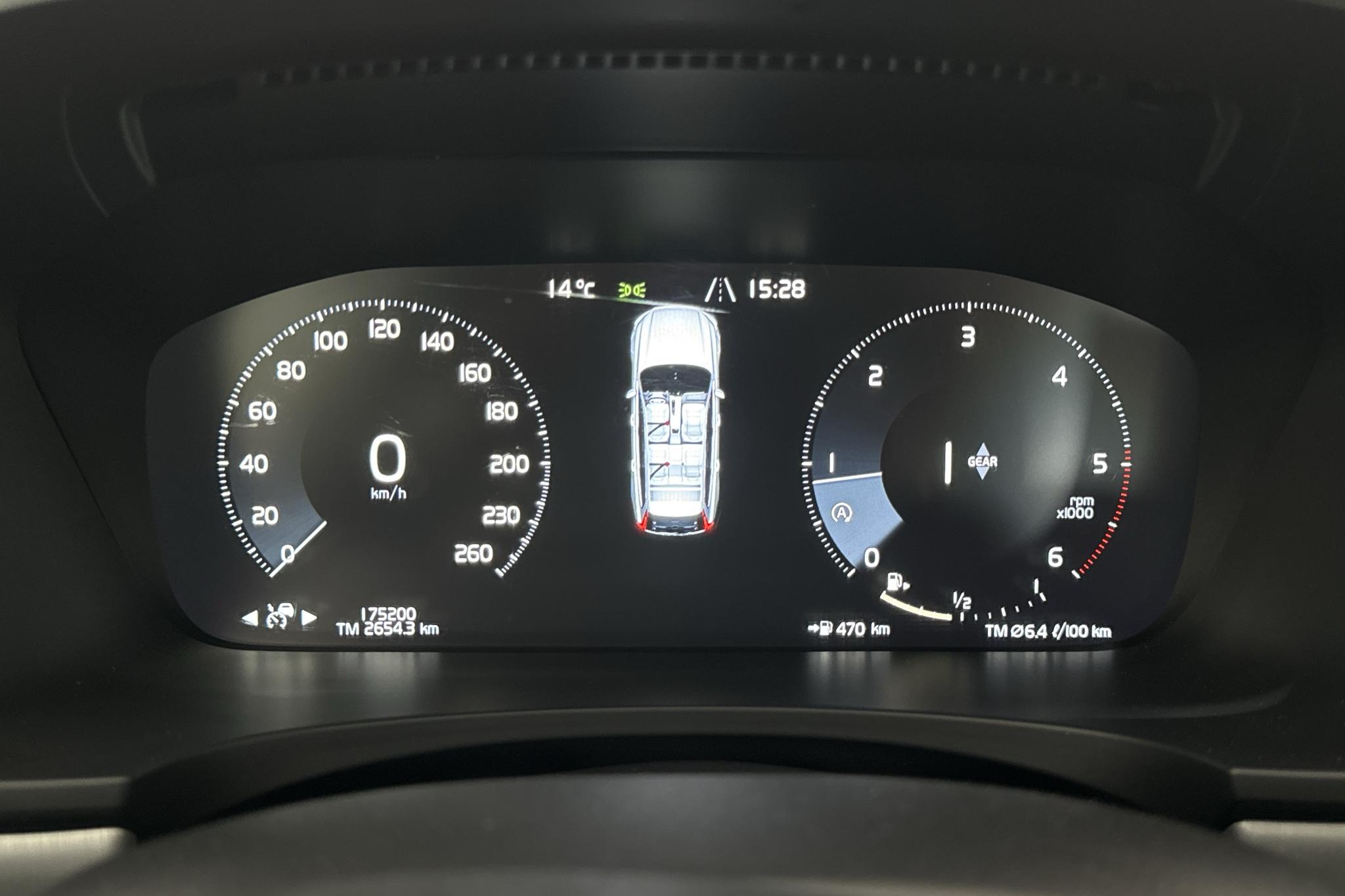 Volvo V90 D3 (150hk) - 175 200 km - Manualna - czarny - 2017