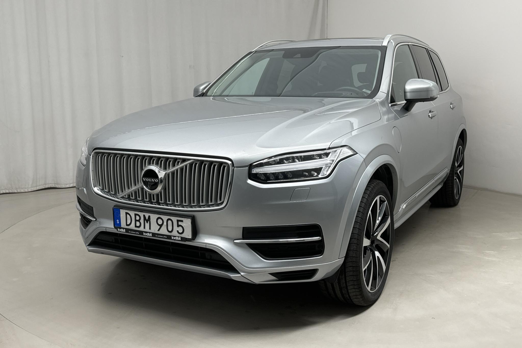 Volvo XC90 T8 AWD Twin Engine (390hk) - 98 910 km - Automatyczna - srebro - 2019