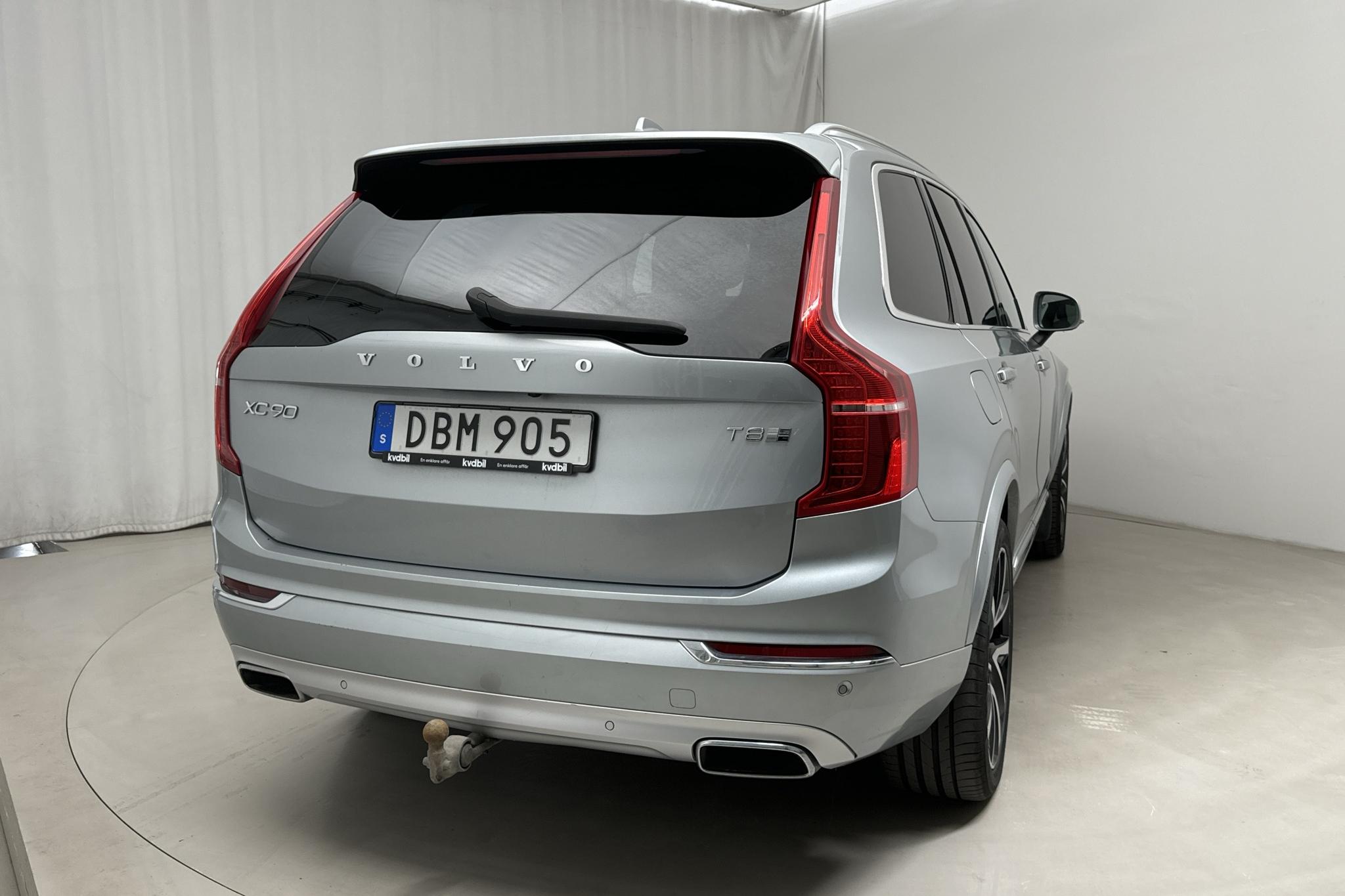 Volvo XC90 T8 AWD Twin Engine (390hk) - 98 910 km - Automatyczna - srebro - 2019