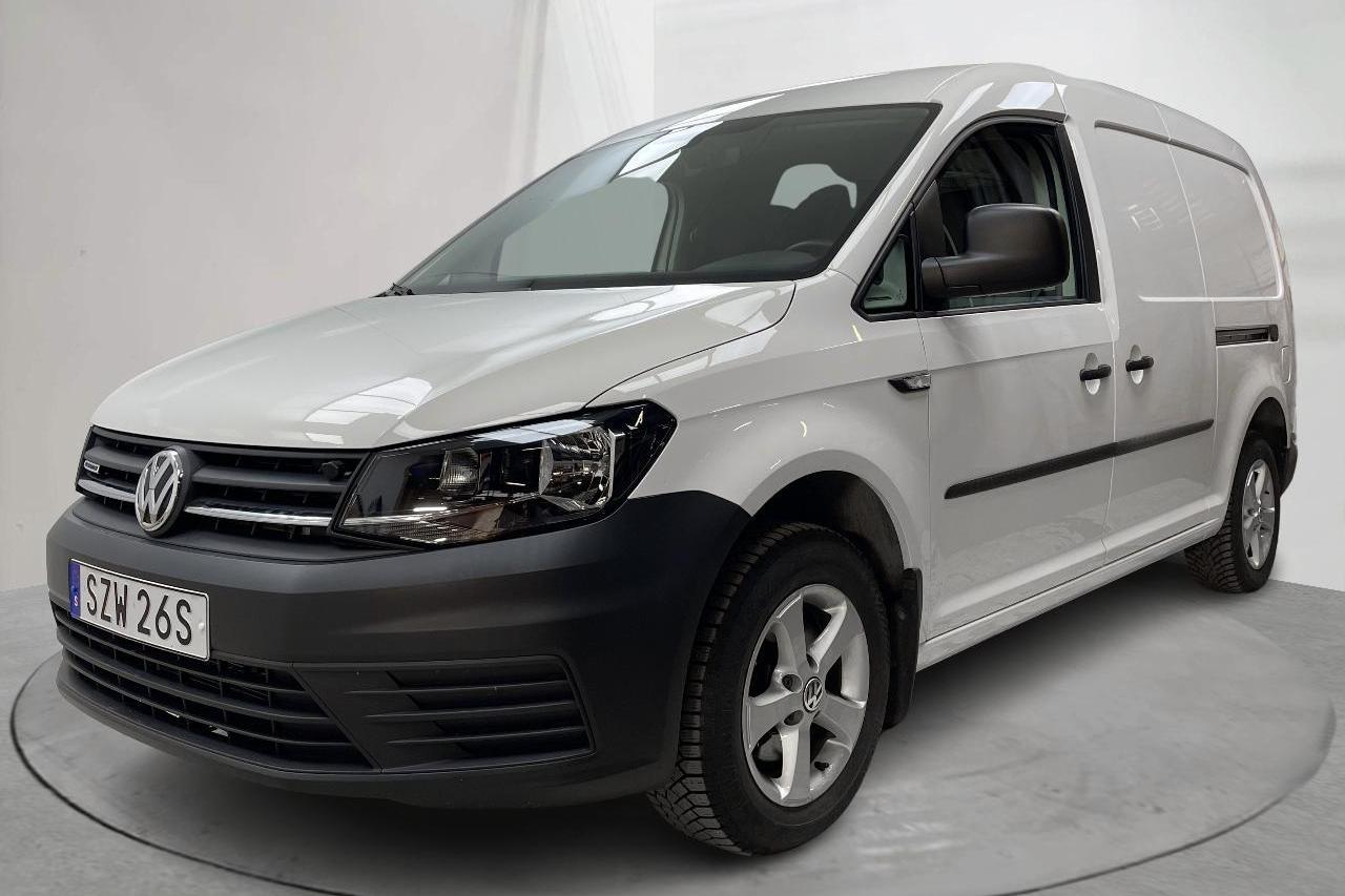 VW Caddy 1.4 TGI Maxi Skåp (110hk) - 21 340 km - Automaatne - valge - 2019