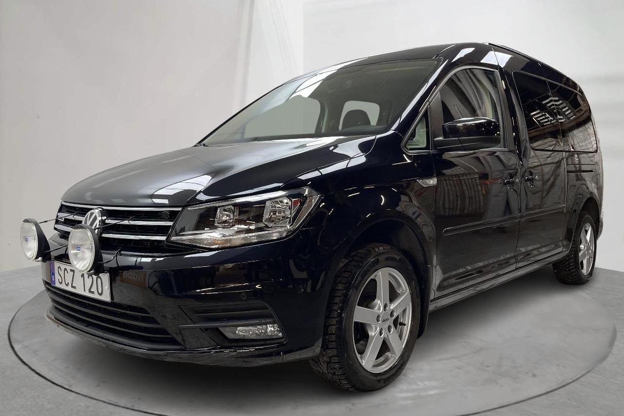 VW Caddy 1.4 TGI Maxi Skåp (110hk) - 1 744 mil - Automat - svart - 2018