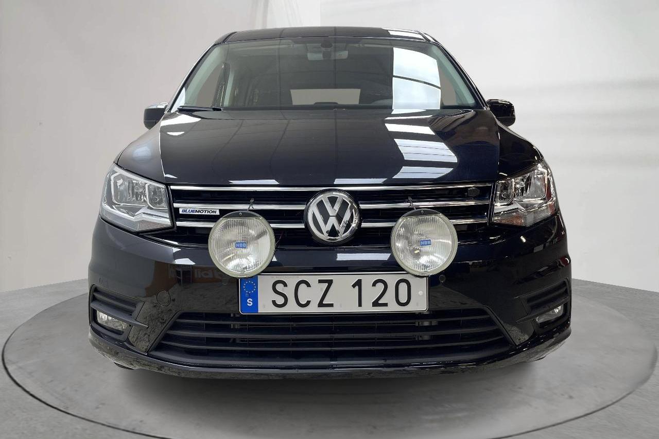 VW Caddy 1.4 TGI Maxi Skåp (110hk) - 1 744 mil - Automat - svart - 2018