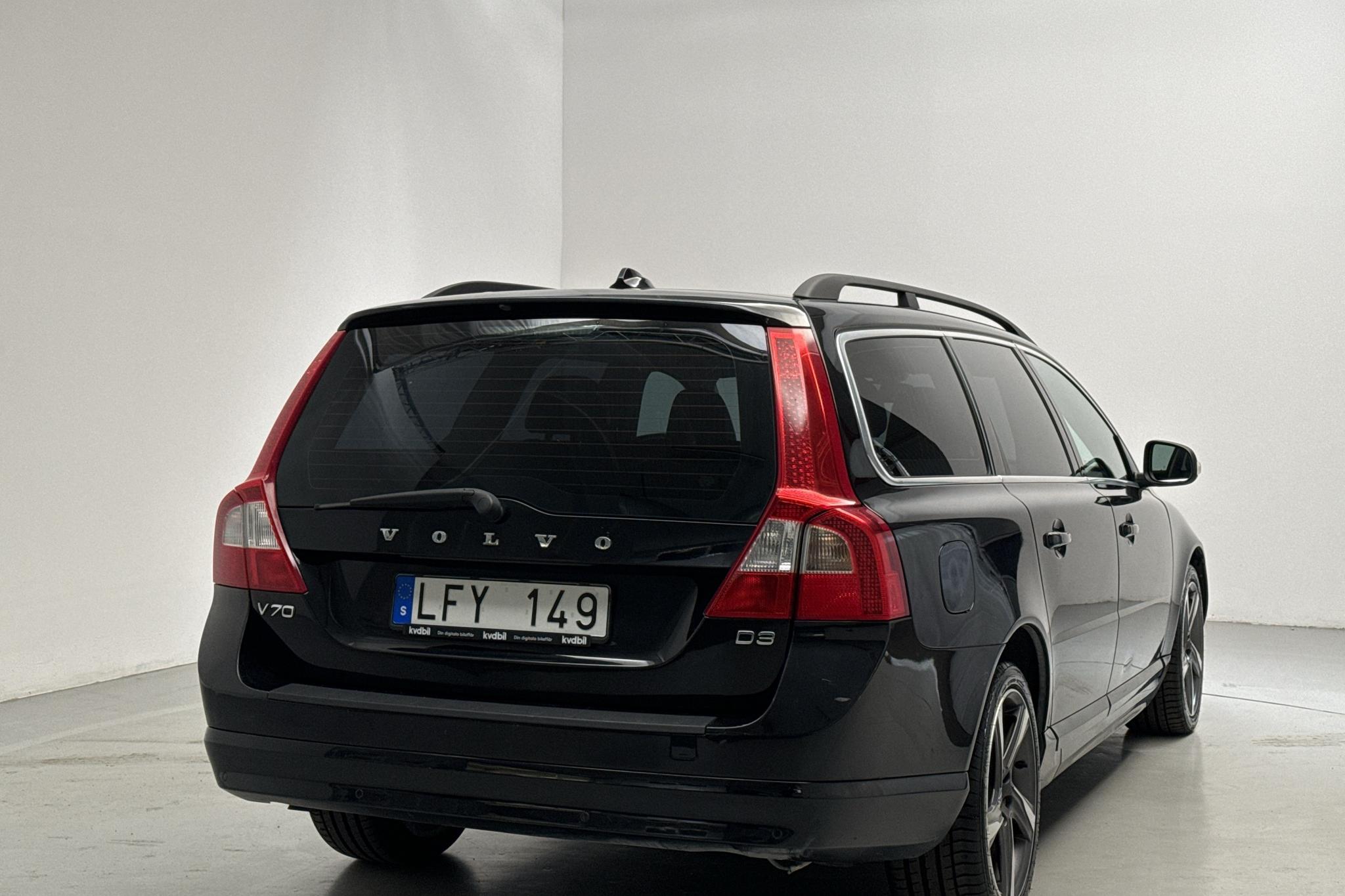 Volvo V70 II D3 (163hk) - 200 200 km - Automatyczna - czarny - 2011