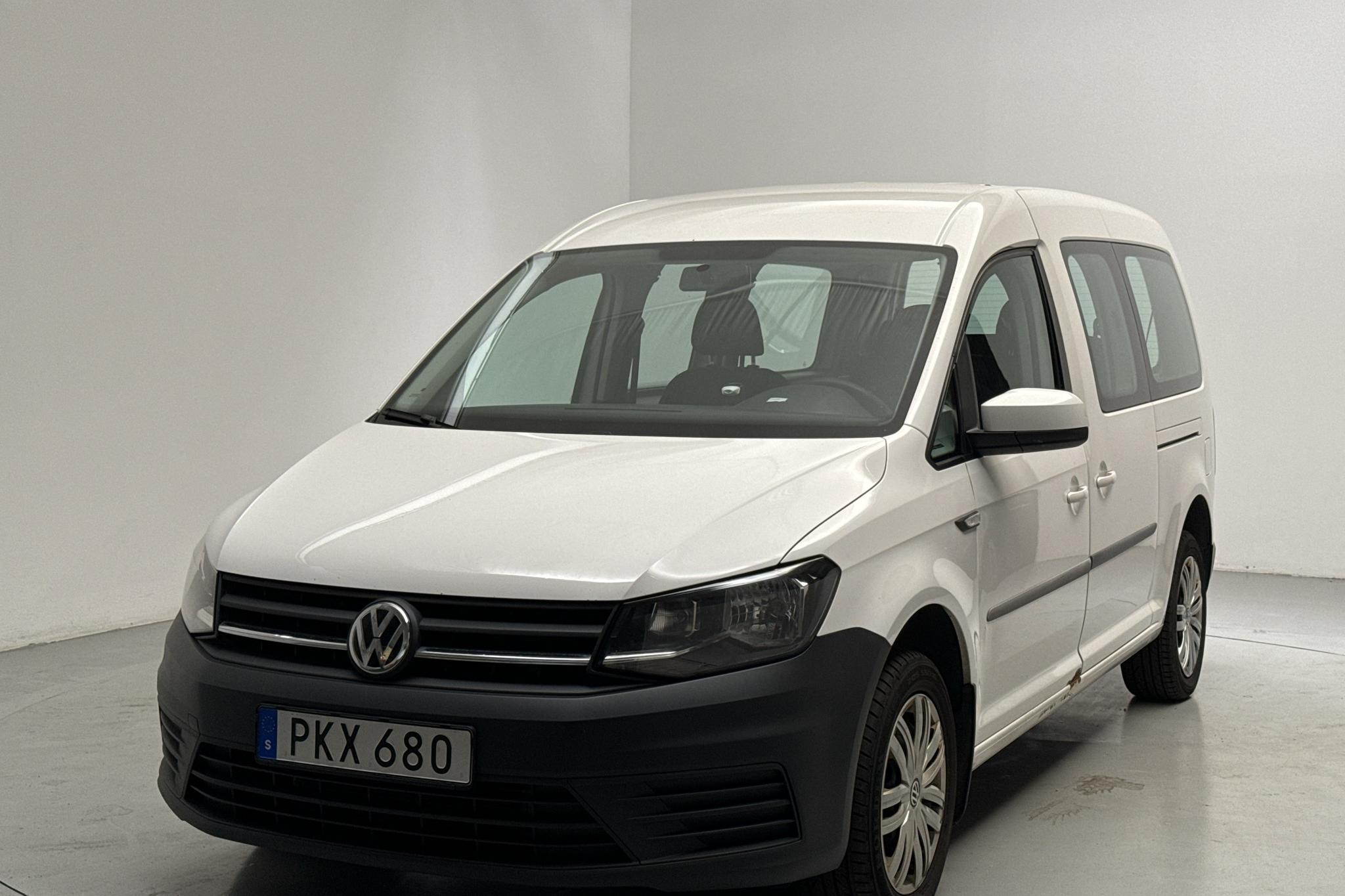 VW Caddy Life Maxi 2.0 TDI (102hk) - 165 420 km - Automatic - white - 2017