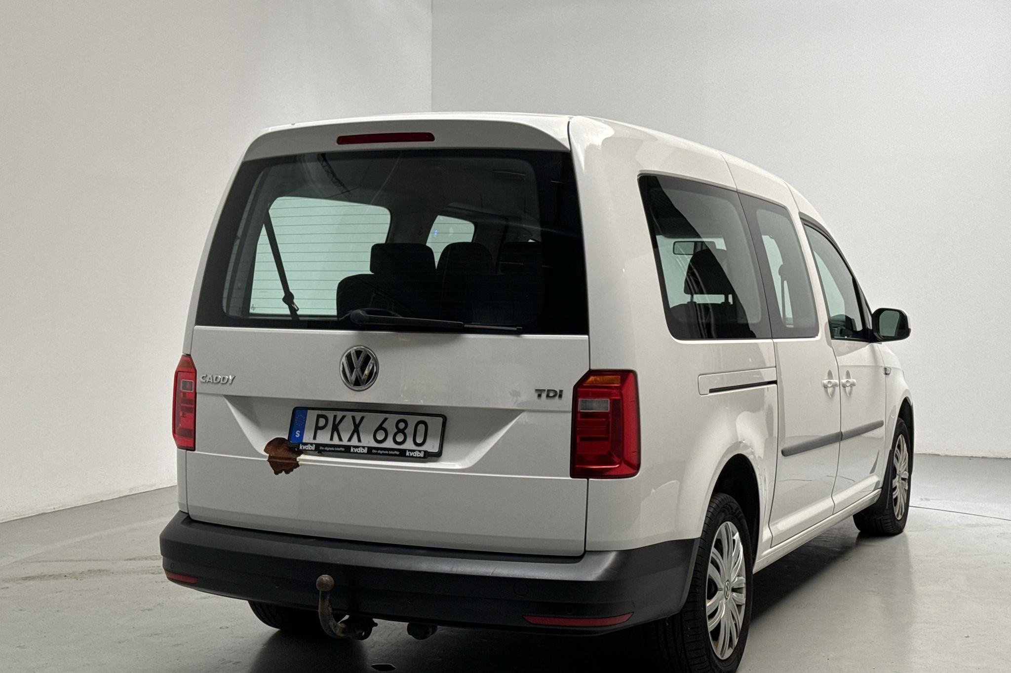 VW Caddy Life Maxi 2.0 TDI (102hk) - 165 420 km - Automatic - white - 2017