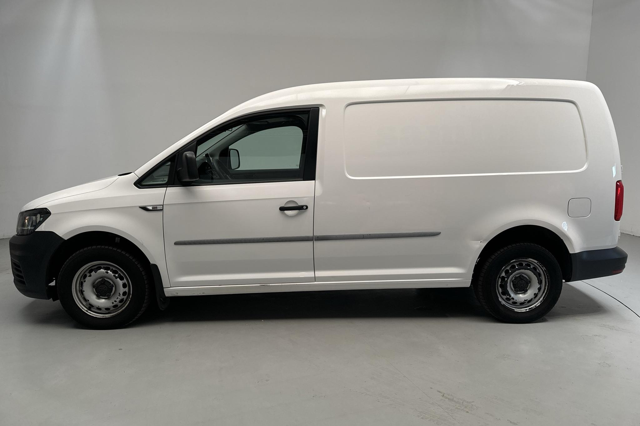 VW Caddy 1.4 TGI Maxi Skåp (110hk) - 10 362 mil - Manuell - vit - 2017