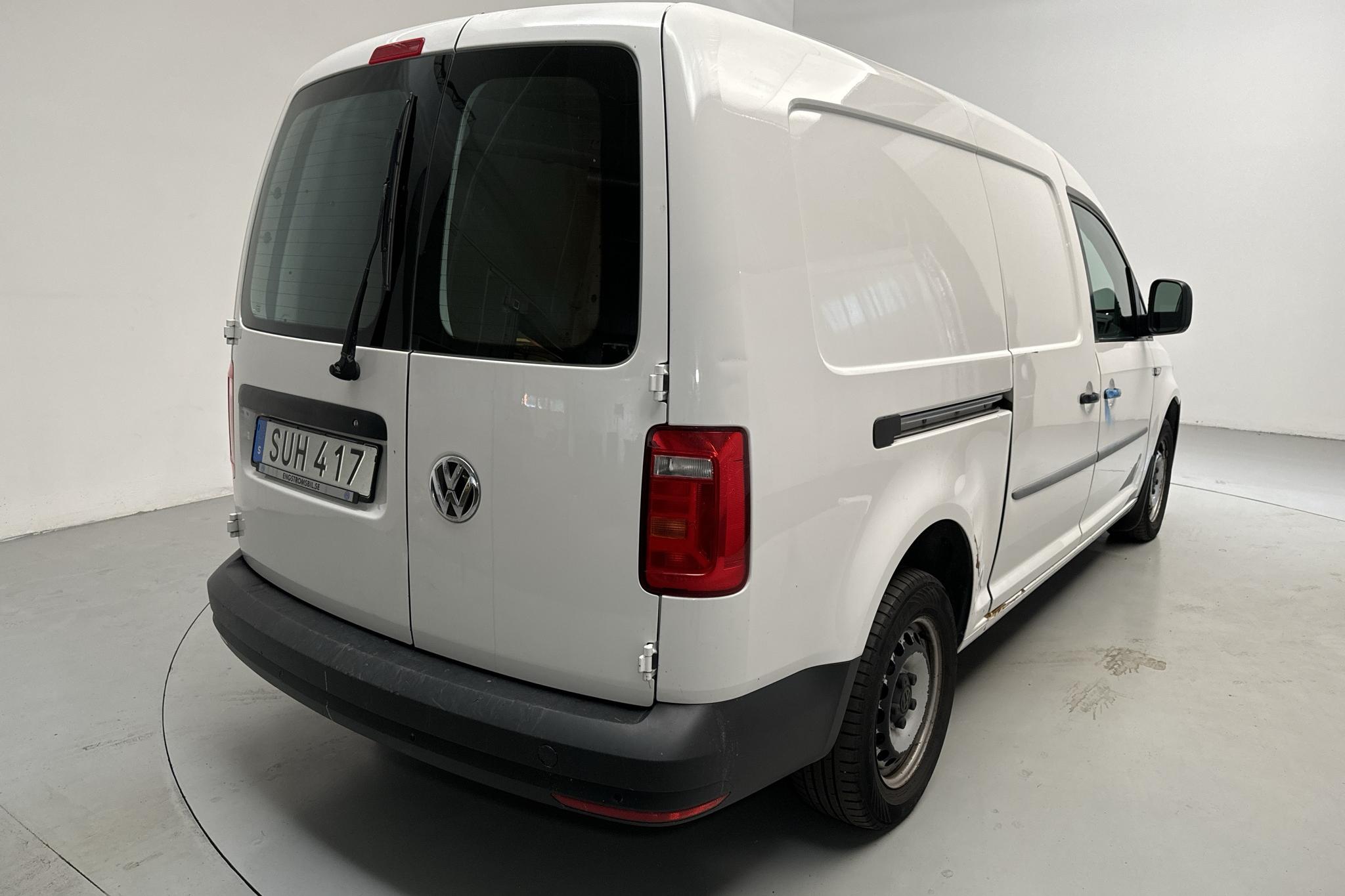 VW Caddy 1.4 TGI Maxi Skåp (110hk) - 103 620 km - Manualna - biały - 2017