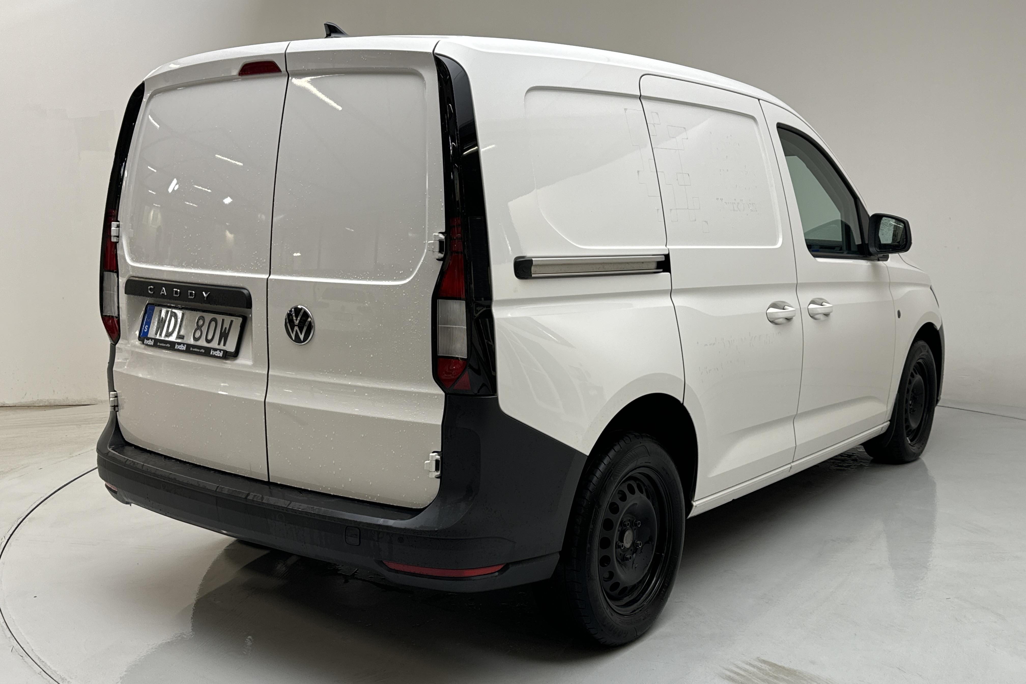 VW Caddy Cargo 2.0 TDI Skåp (122hk) - 97 970 km - Automatyczna - biały - 2021