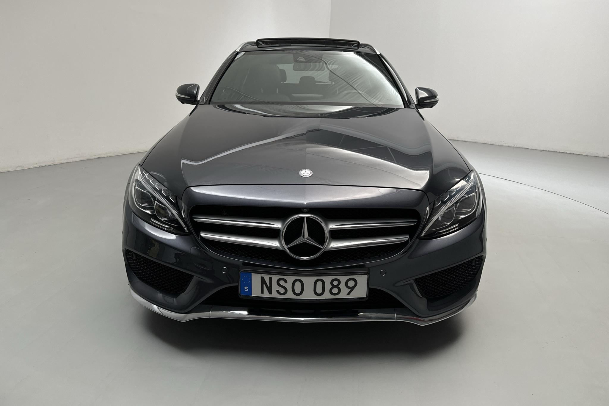 Mercedes C 400 4MATIC Kombi S205 (333hk) - 69 800 km - Automaattinen - Dark Grey - 2015