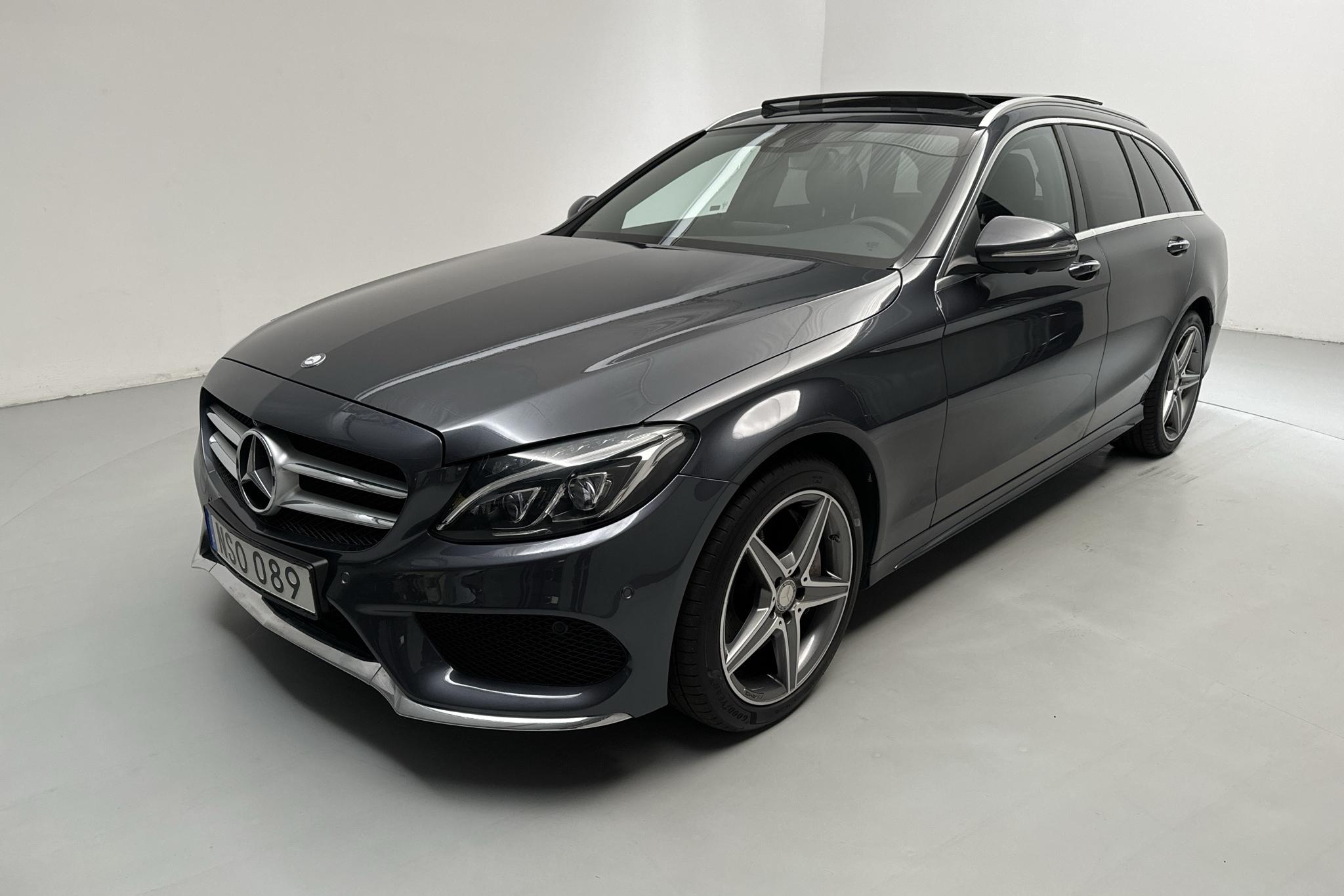 Mercedes C 400 4MATIC Kombi S205 (333hk) - 69 800 km - Automaattinen - Dark Grey - 2015