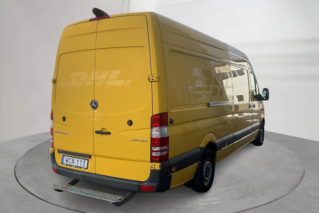 Mercedes Sprinter 314 CDI (143hk) - 31 681 mil - Automat - gul - 2018