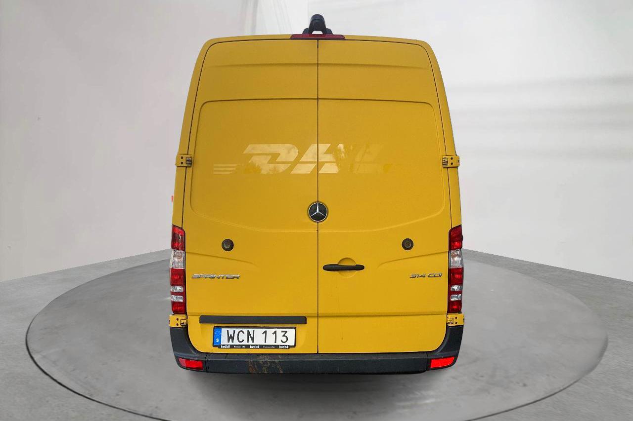 Mercedes Sprinter 314 CDI (143hk) - 316 810 km - Automatyczna - żółty - 2018