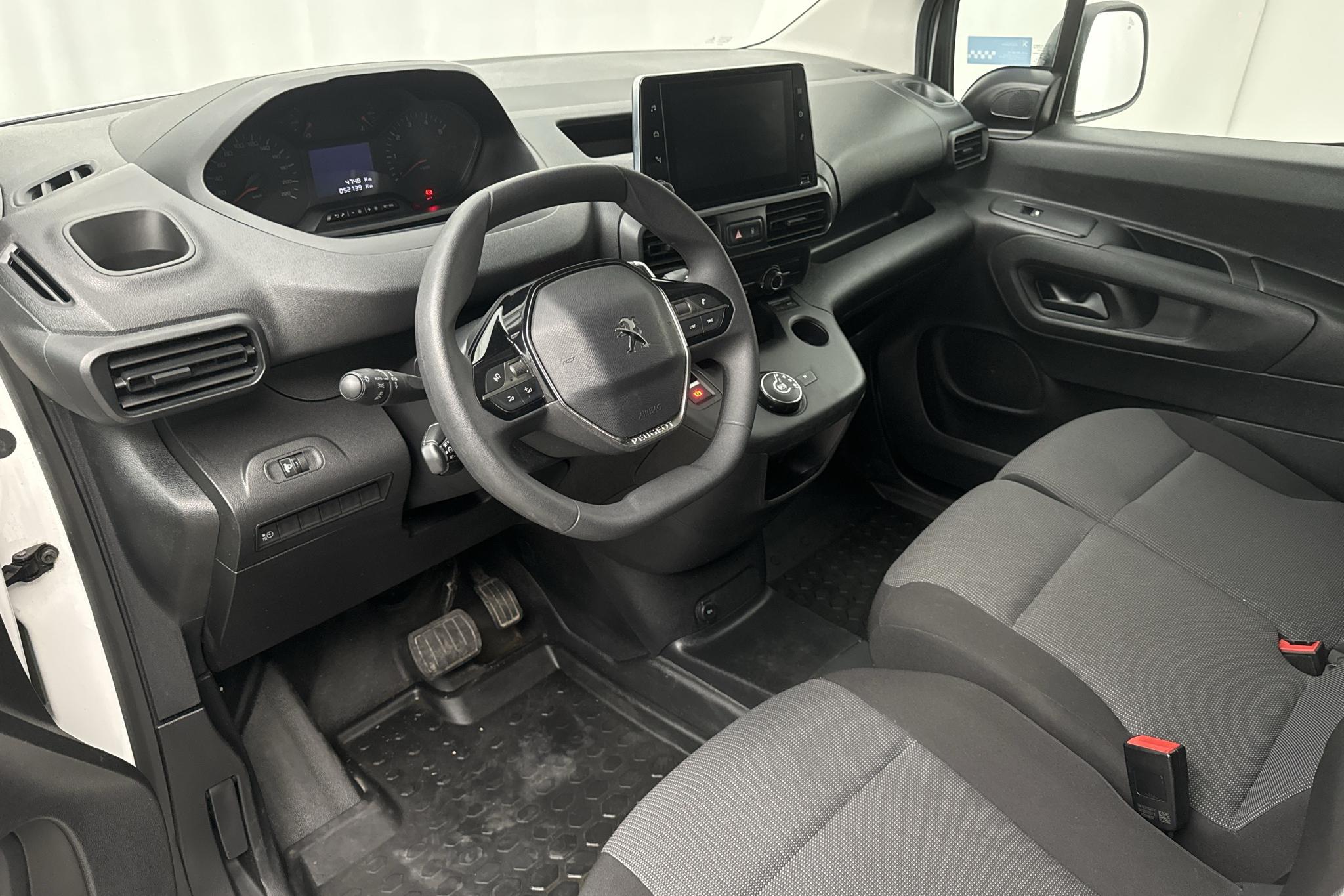 Peugeot Partner 1.5 HDI Skåp (130hk) - 52 130 km - Automatyczna - biały - 2020