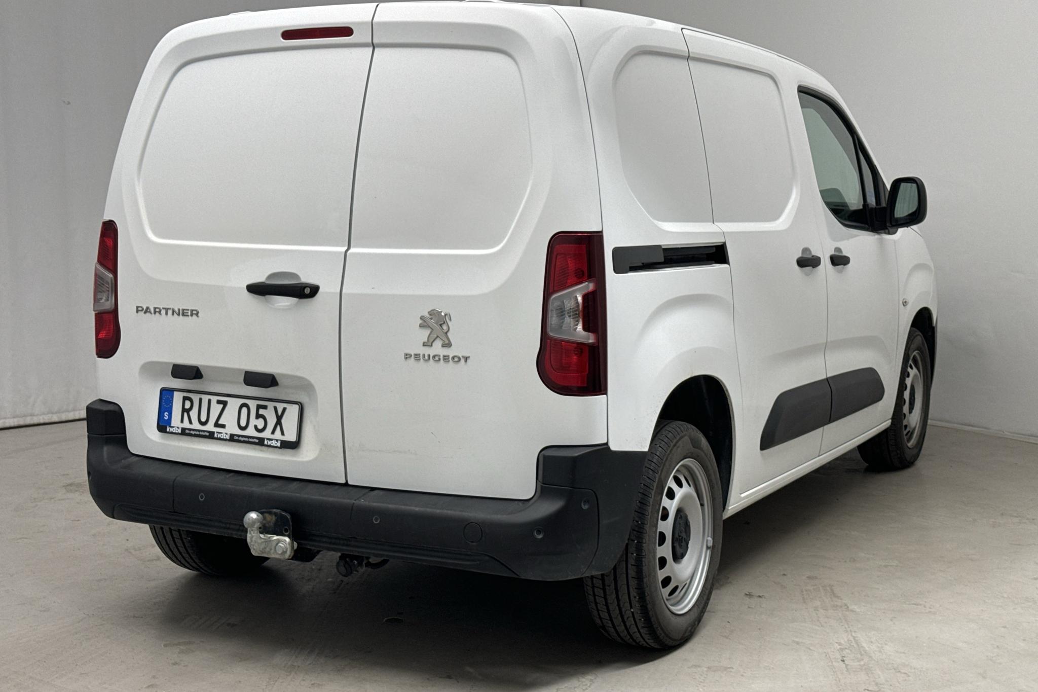 Peugeot Partner 1.5 HDI Skåp (130hk) - 52 130 km - Automatyczna - biały - 2020