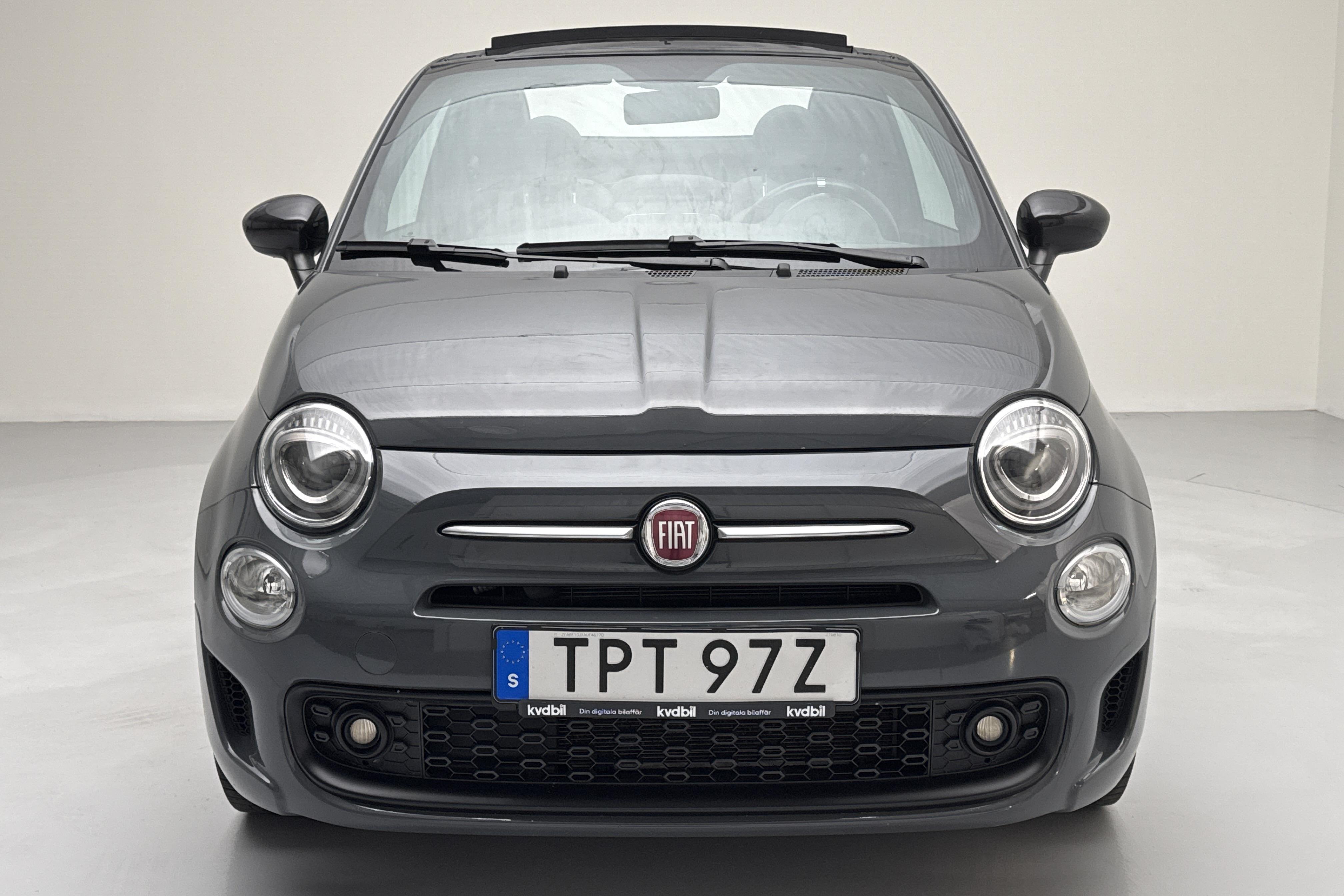 Fiat 500 Hybrid Cab (70hk) - 45 890 km - Manuaalinen - harmaa - 2021